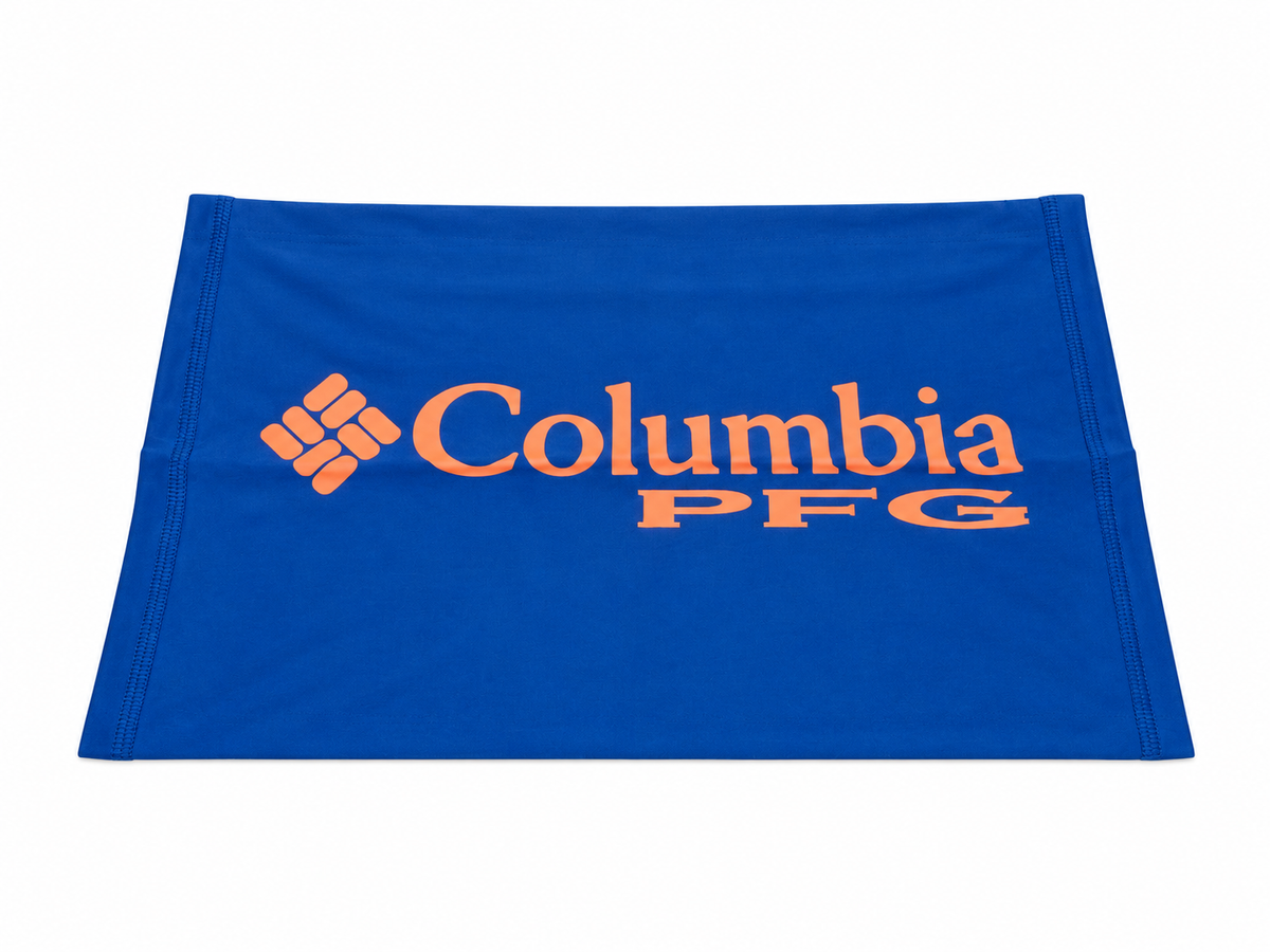 Balaclava Columbia PFG azul con naranja