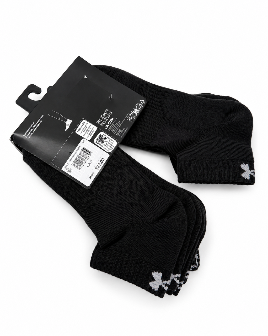 Pack Medias Tobilleras Deportivas Under Armour x6 Ajuste firme