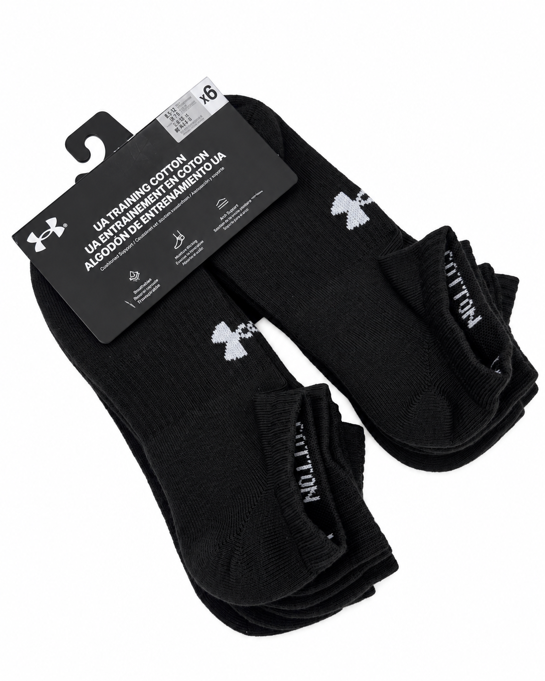 Pack Medias Tobilleras Deportivas Under Armour x6