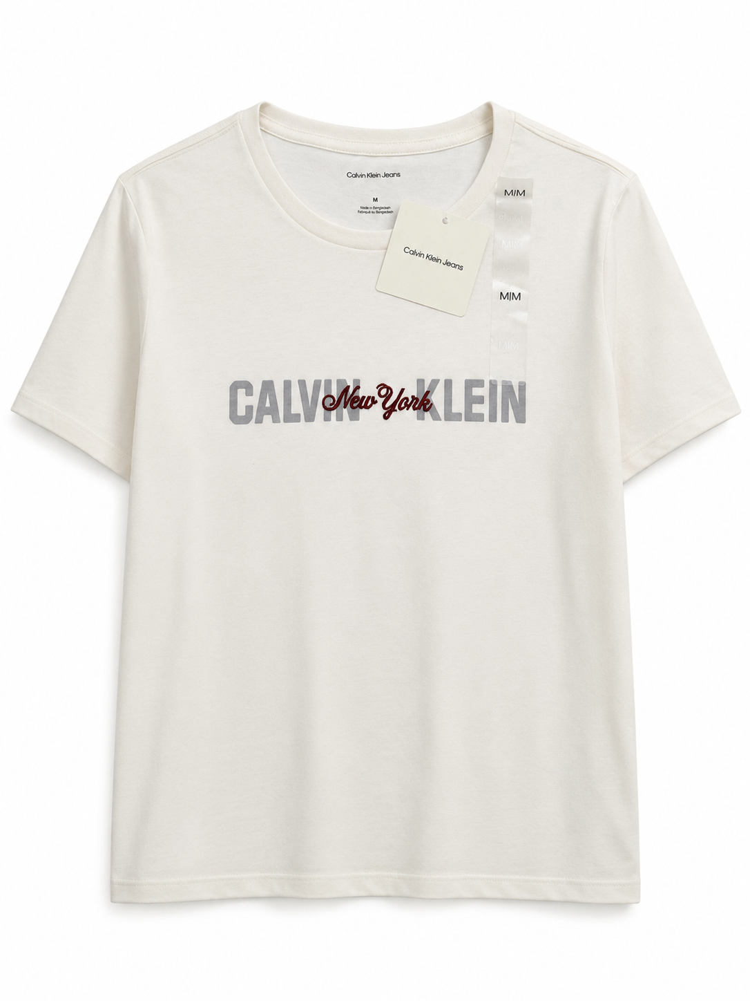 Polo Calvin Klein Jeans Crema
