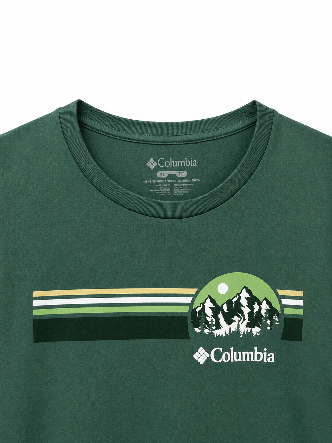 Polo Columbia Verde Cobalto