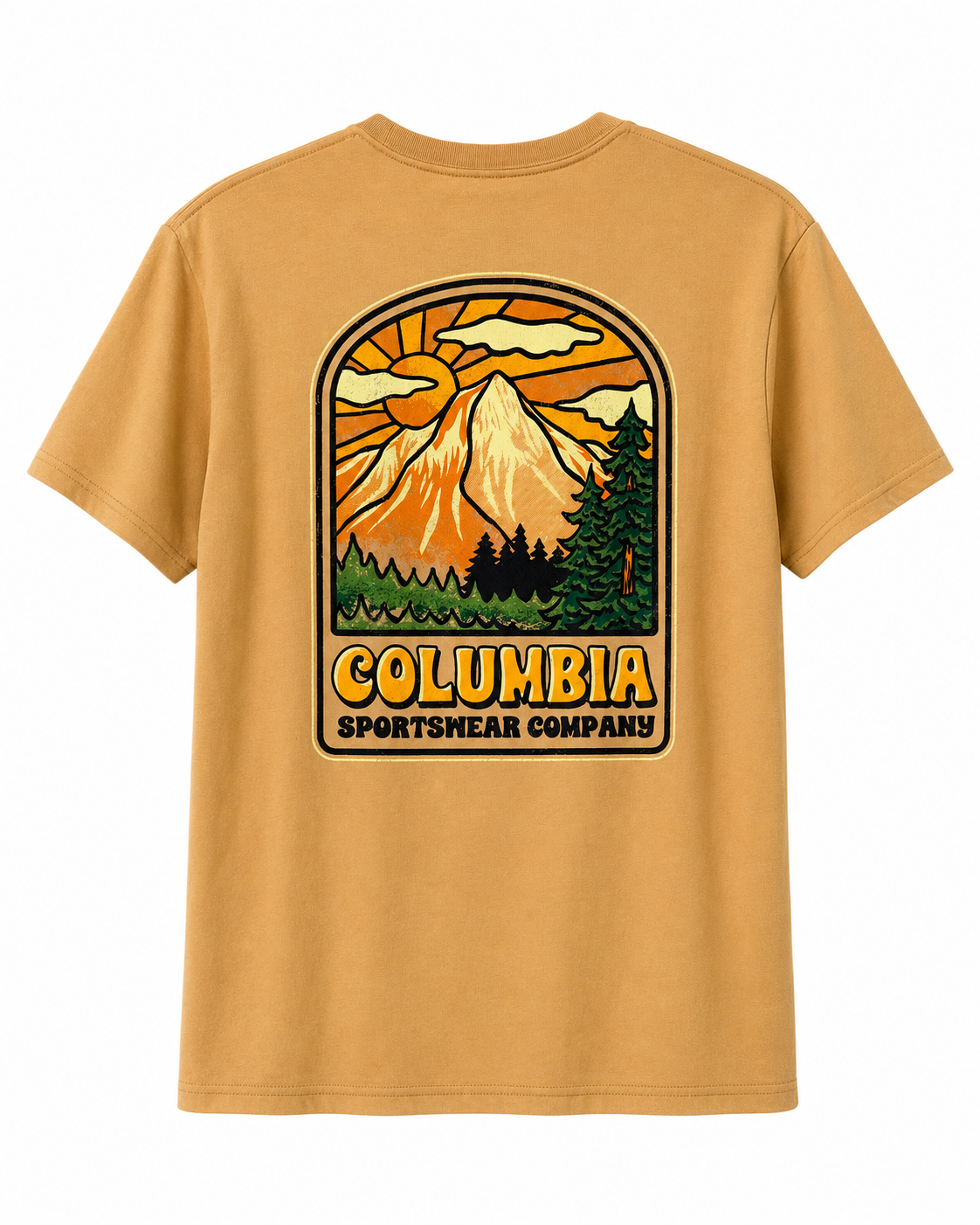 Polo Columbia Mostaza