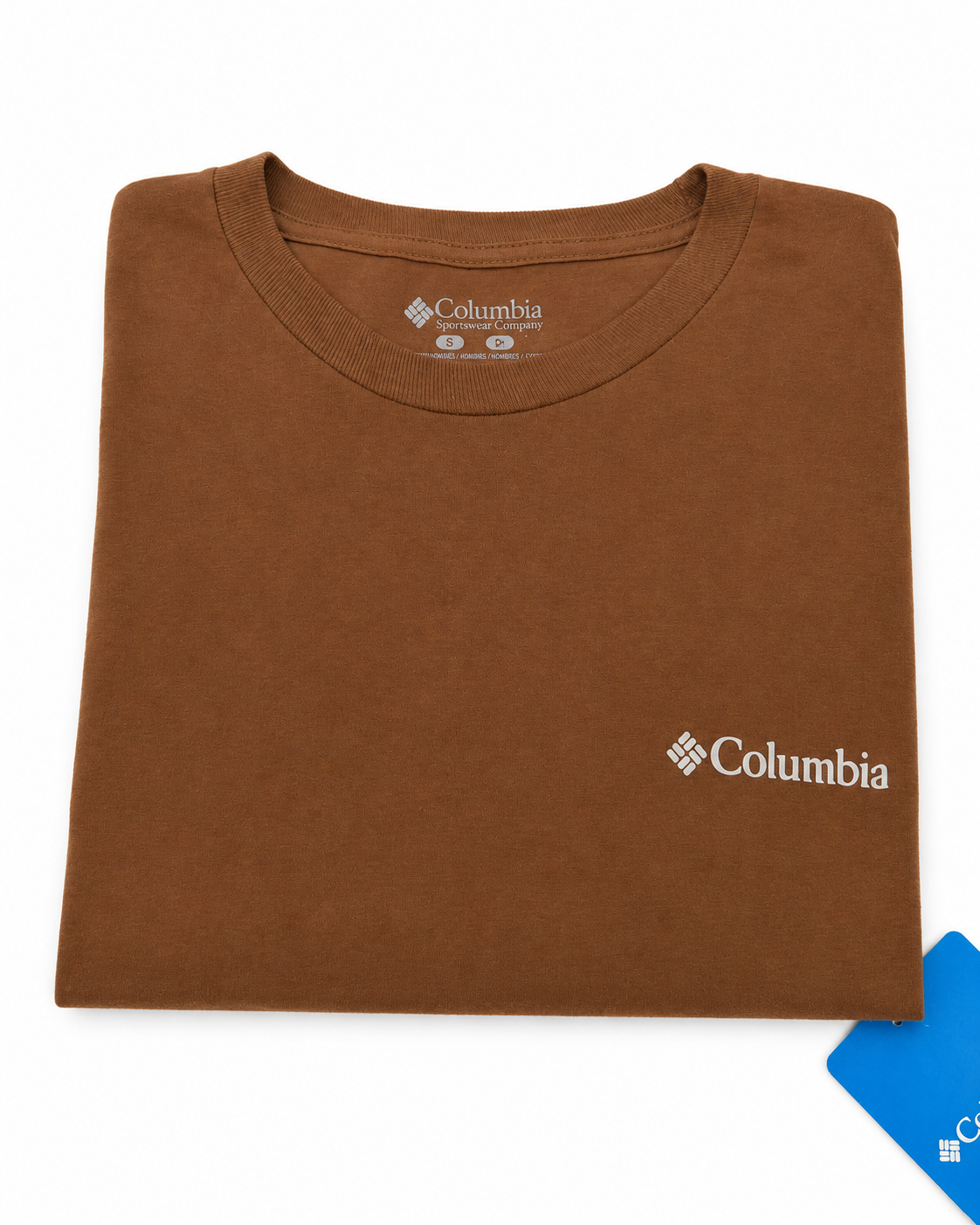 Polo Columbia Marron