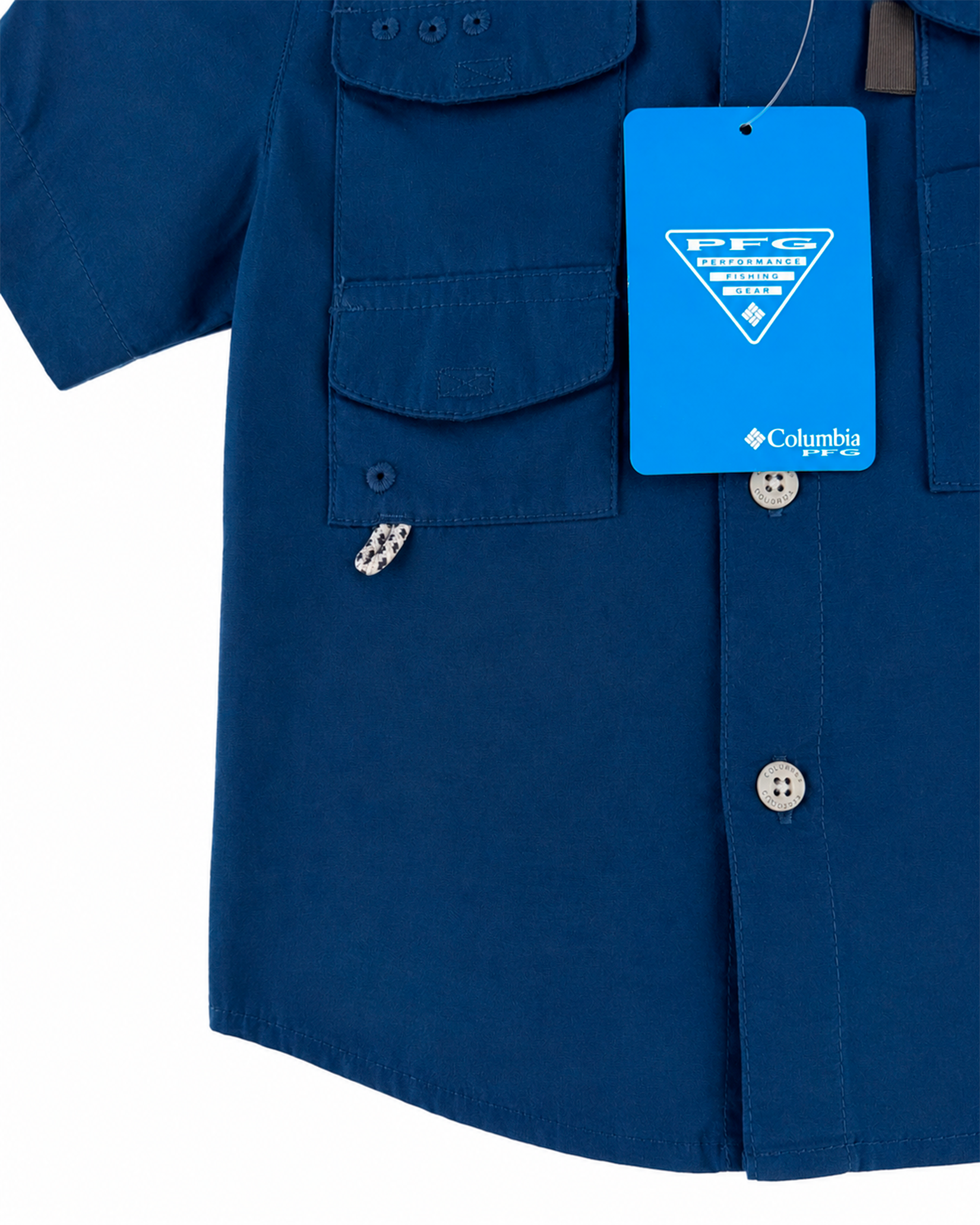 Camisa Columbia Kids Azul