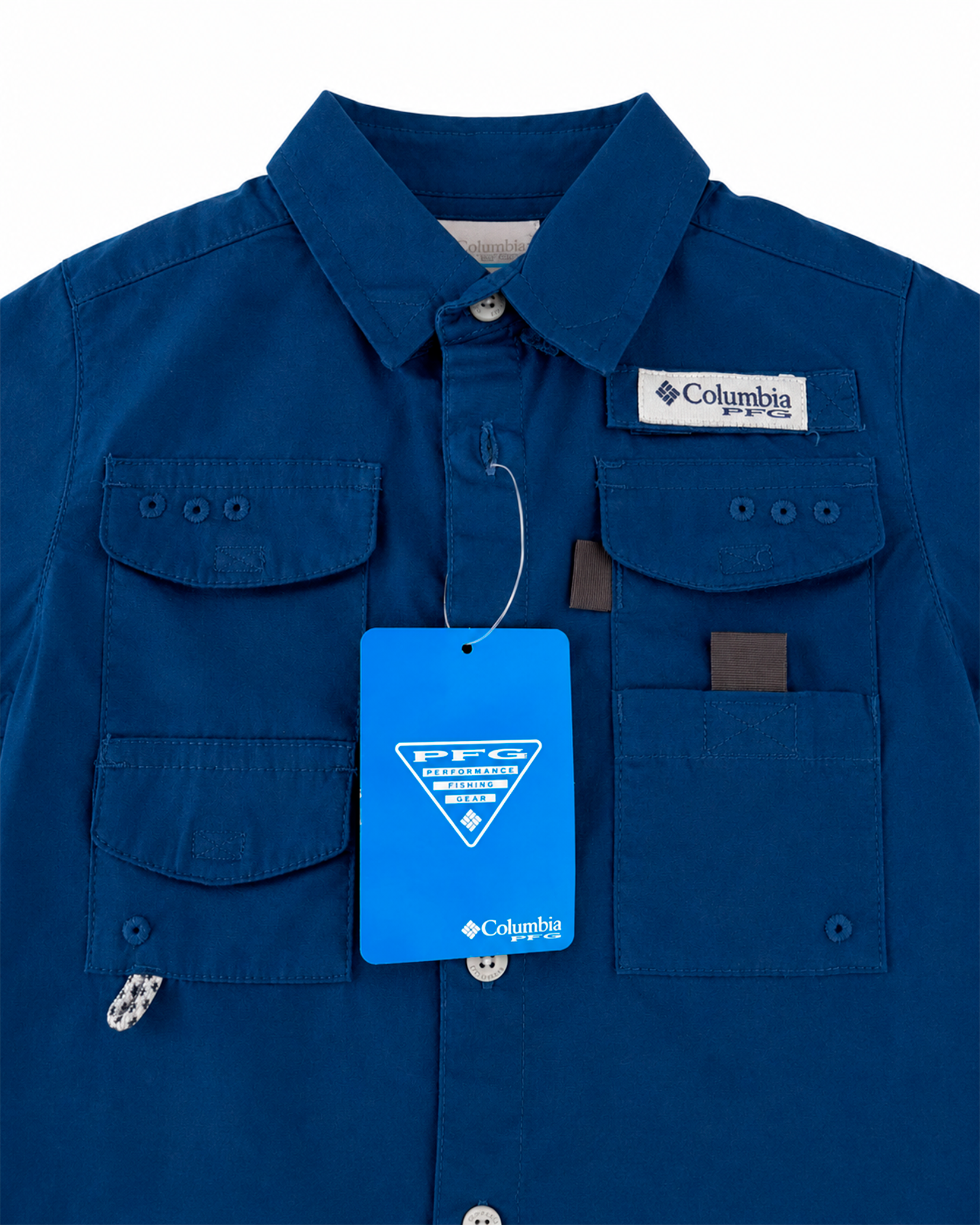 Camisa Columbia Kids Azul