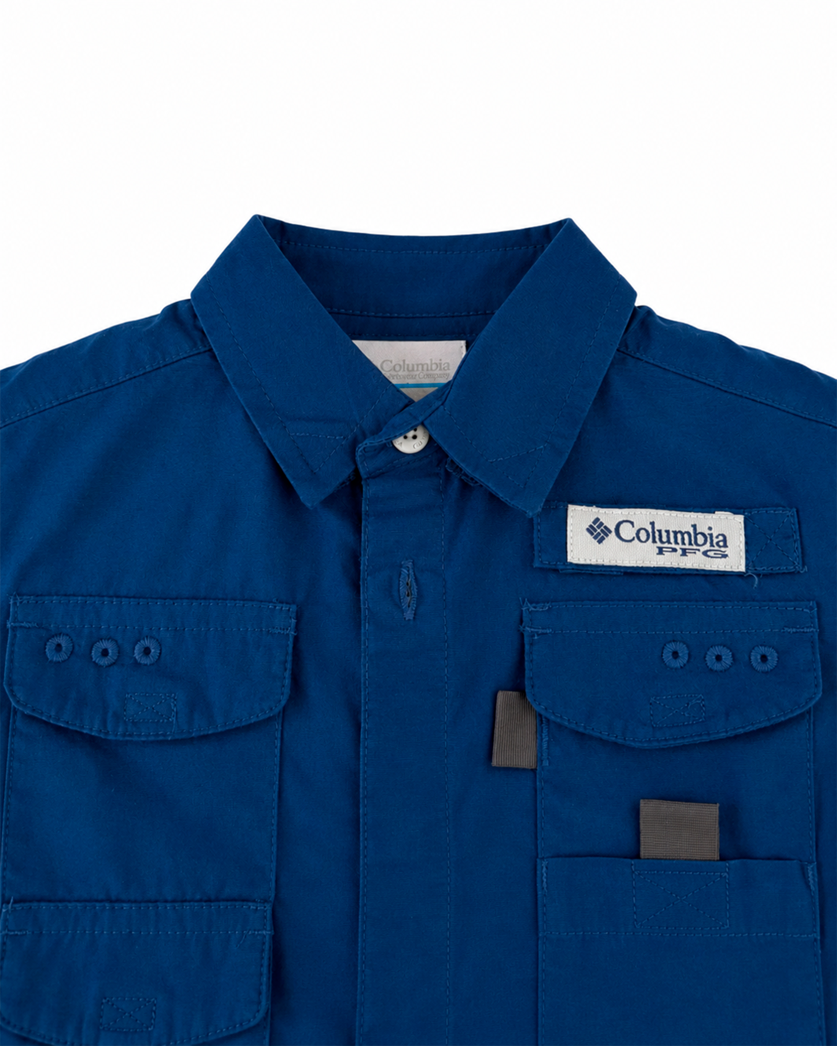 Camisa Columbia Kids Azul