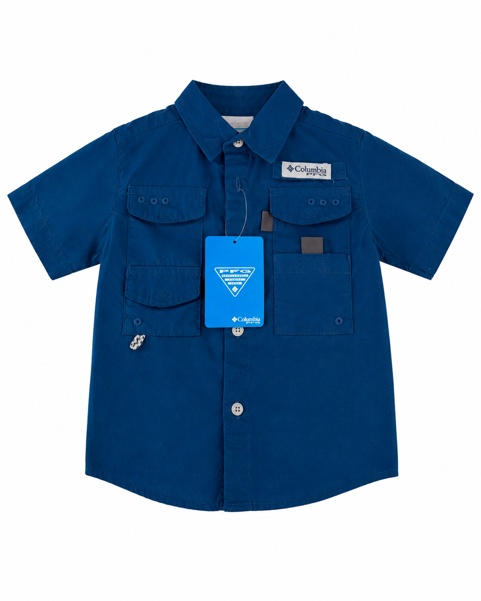 Camisa Columbia Kids Azul