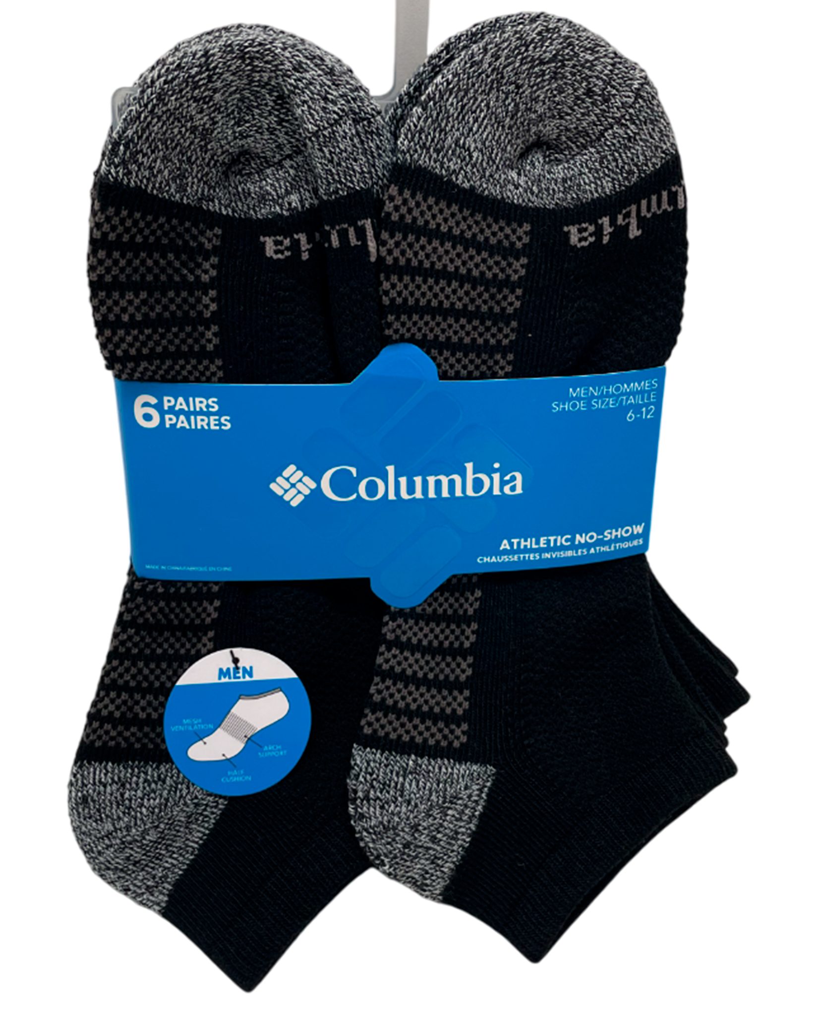 Medias Pack X6 Columbia