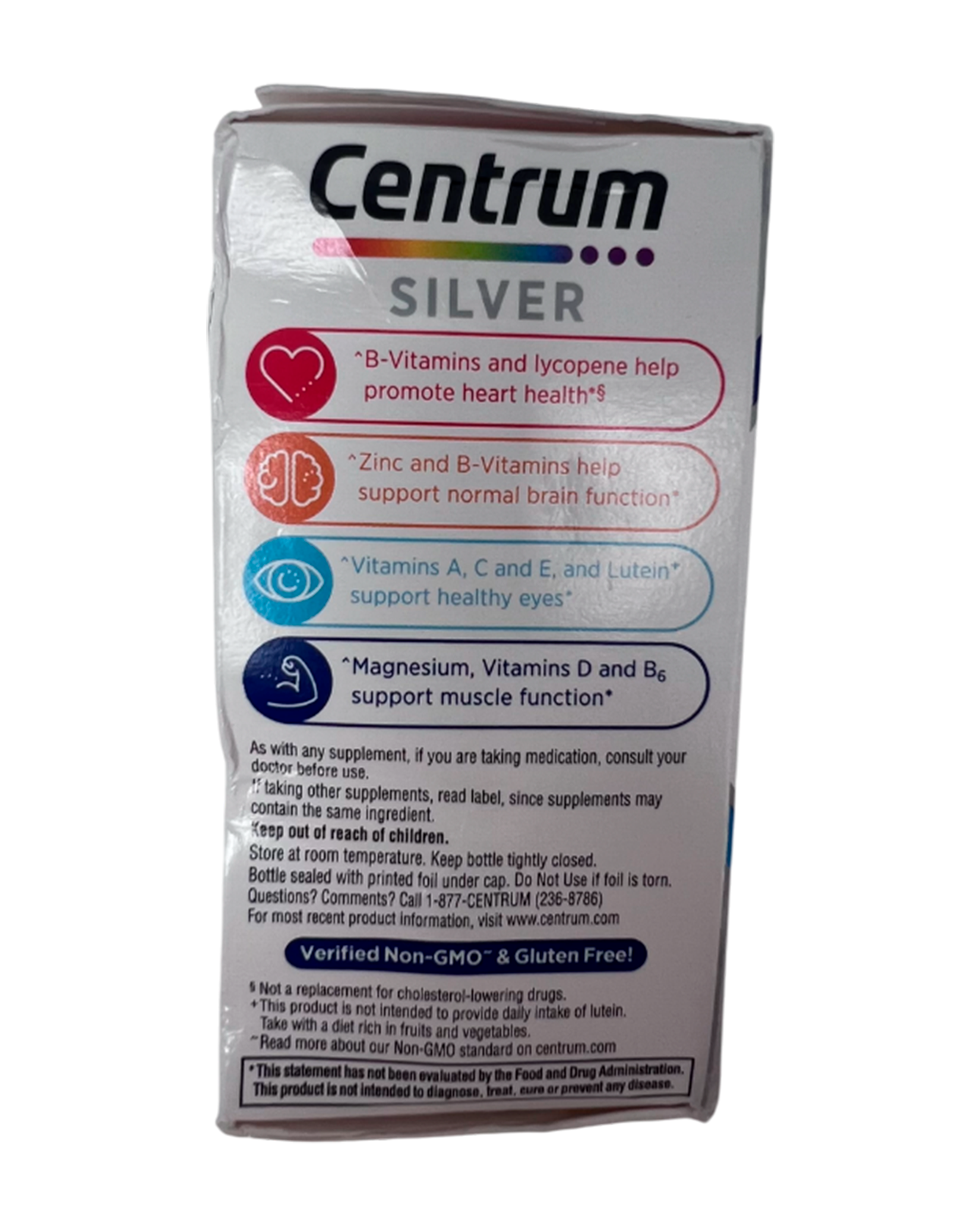 Vitamina Centrum Hombre Silver 50+