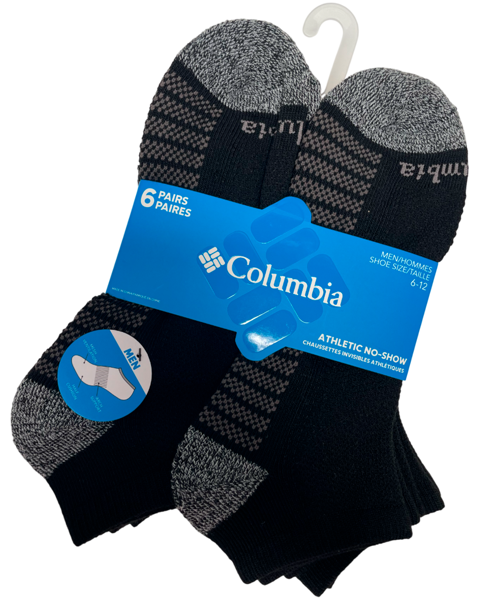 Medias Pack X6 Columbia