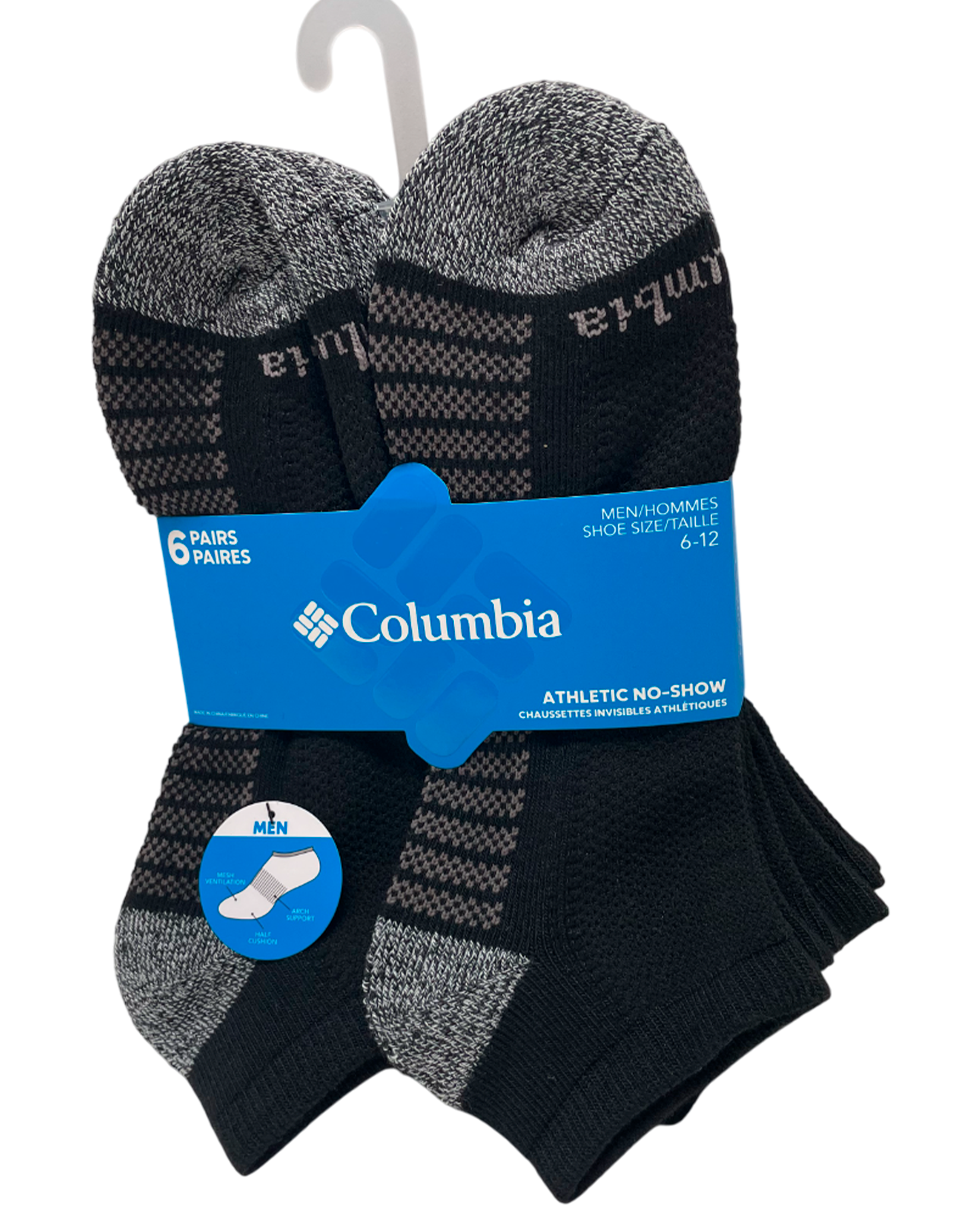 Medias Pack X6 Columbia