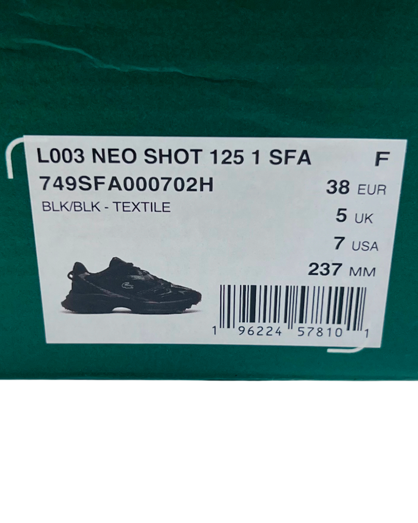 Zapatilla Lacoste  L003 Neo Shot  Dama