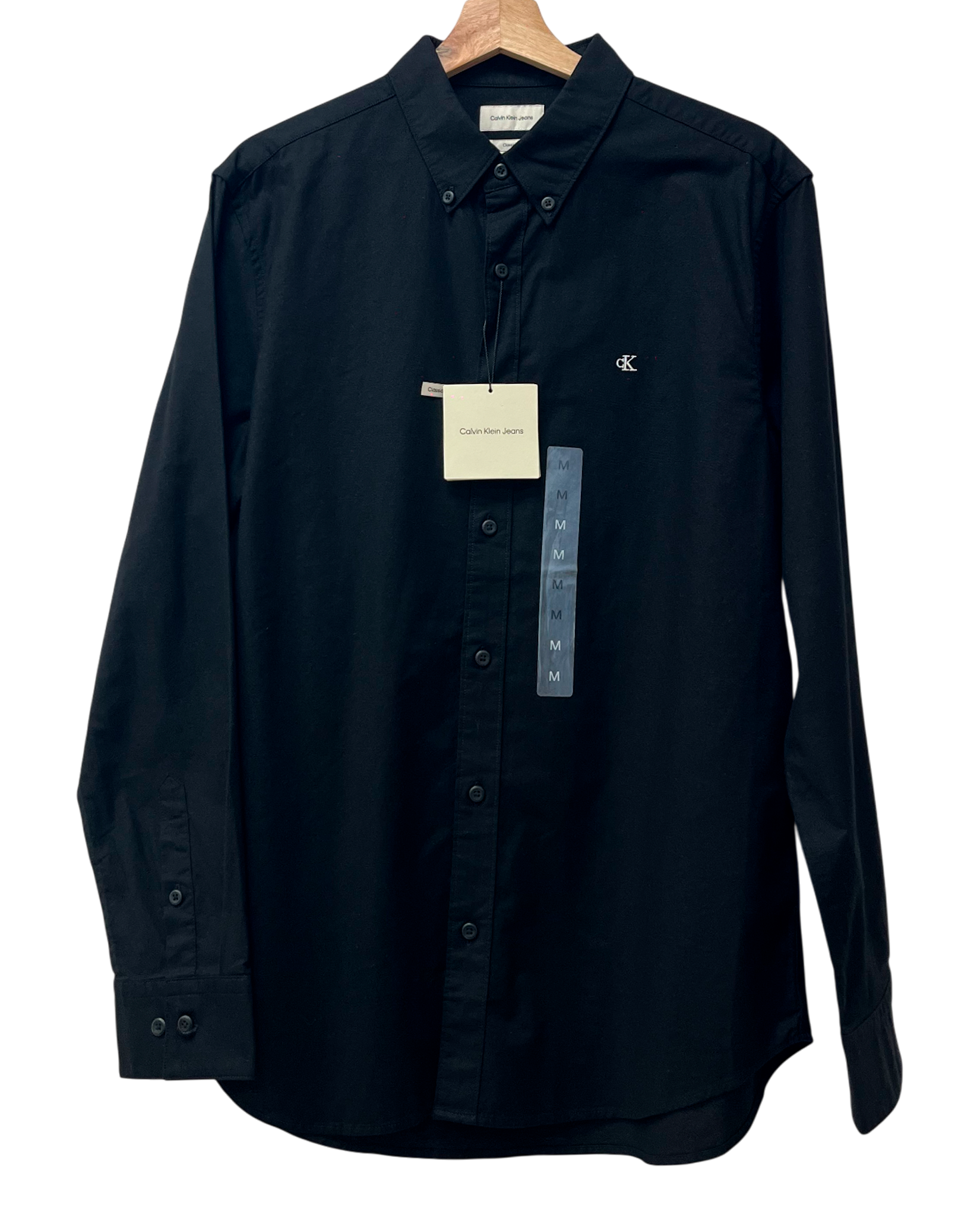 Camisa Manga Larga Calvin Klein Negro