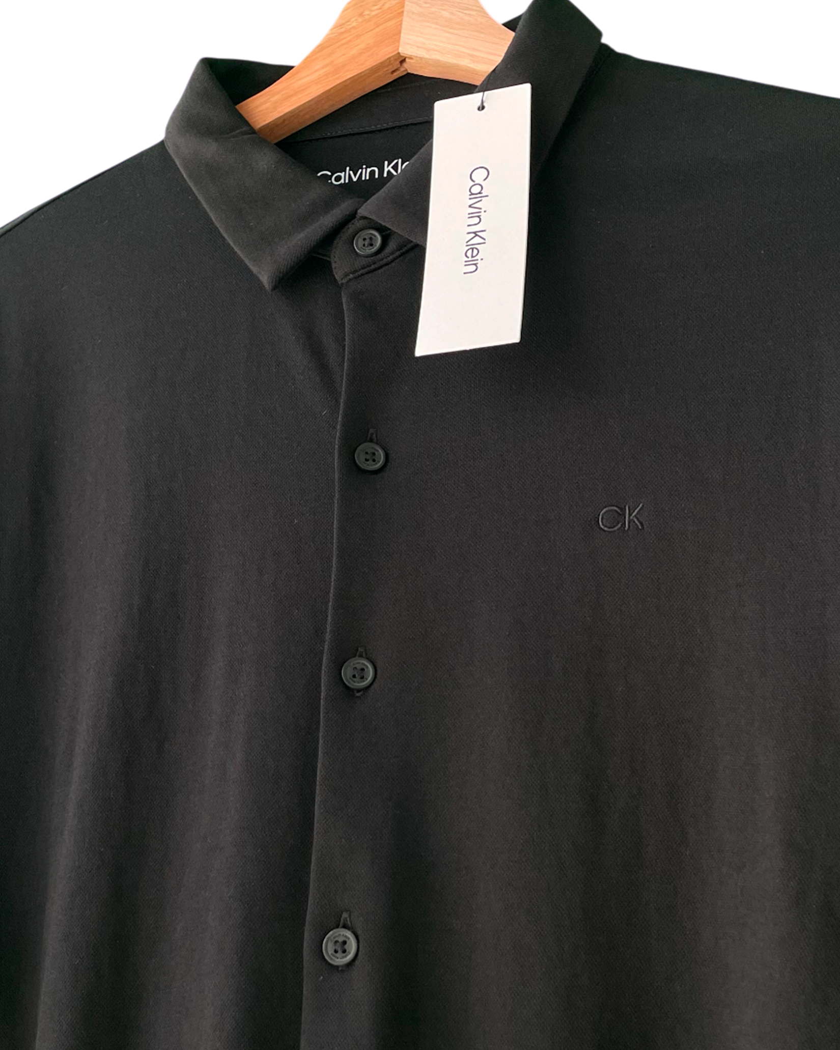 Camisa Manga Larga Calvin Klein Negro