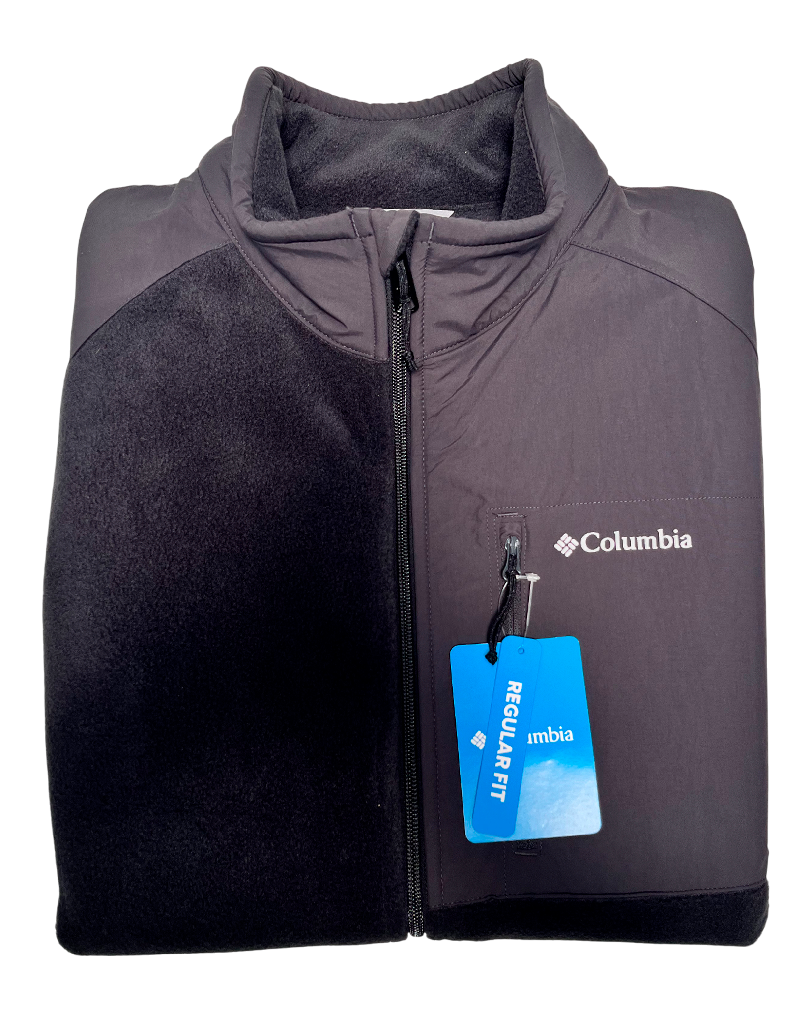 Chaleco Polar Columbia Negro/Gris