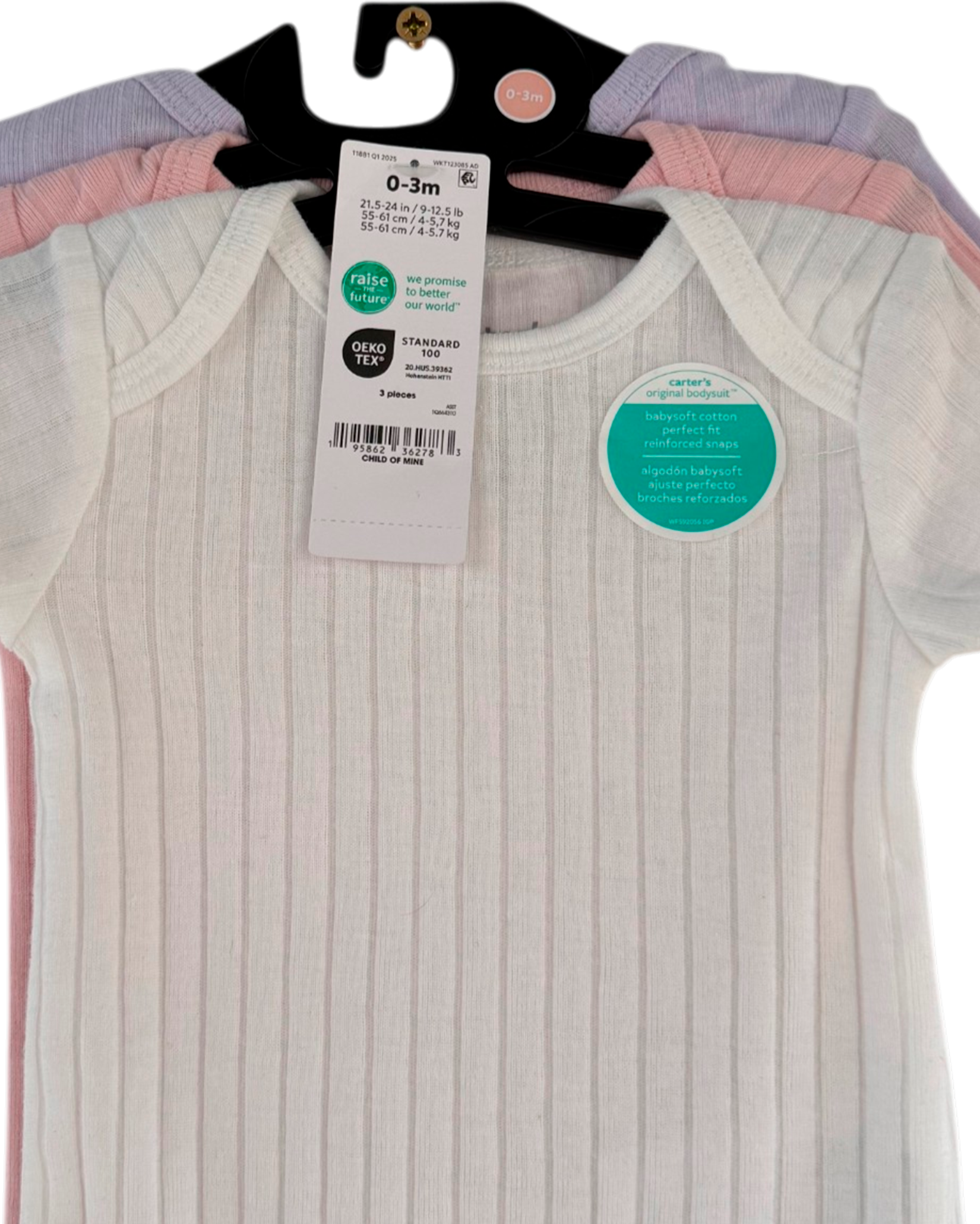 Pack x3 Body Carters Para Bebe