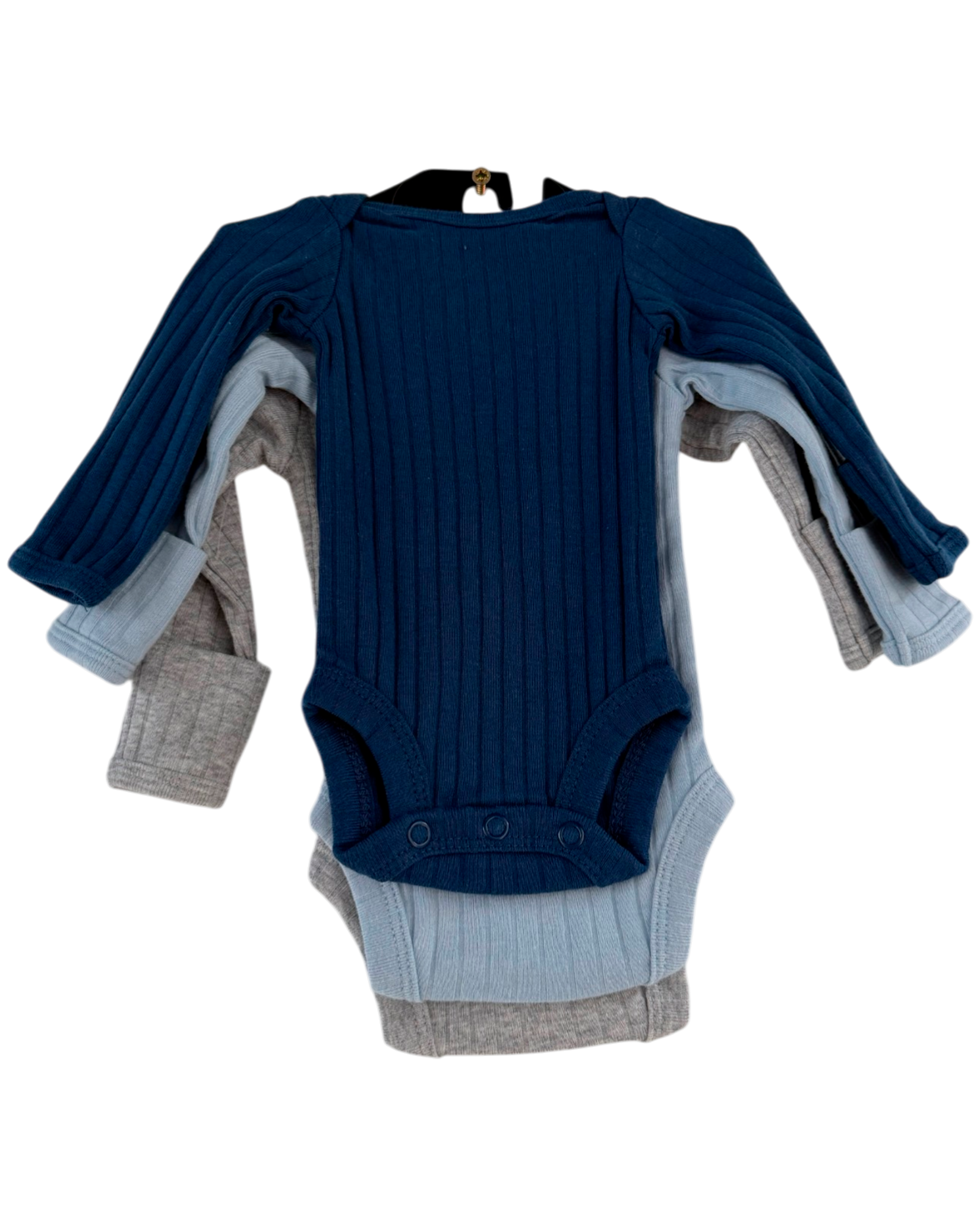 Pack x3 Body Manga Larga Carters Para Bebe