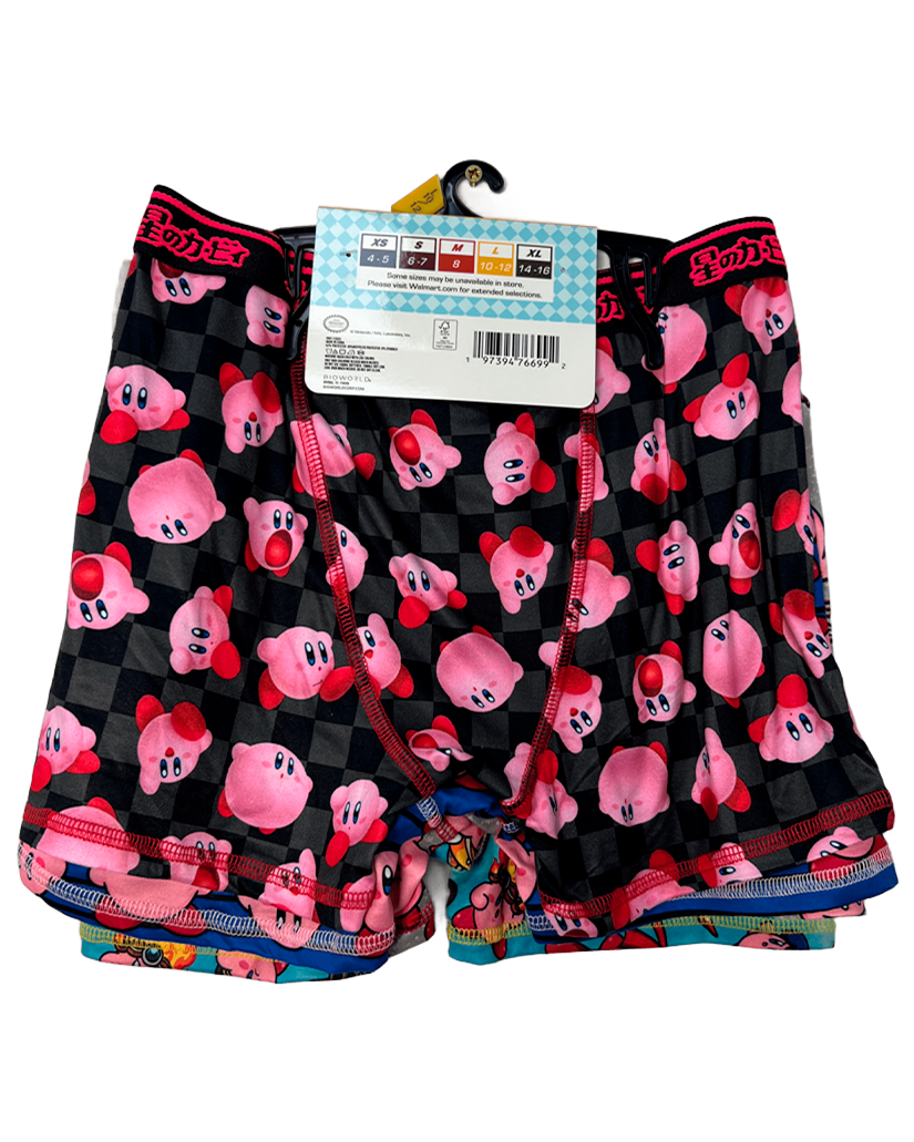 Pack de Boxer Kirby X4 niño