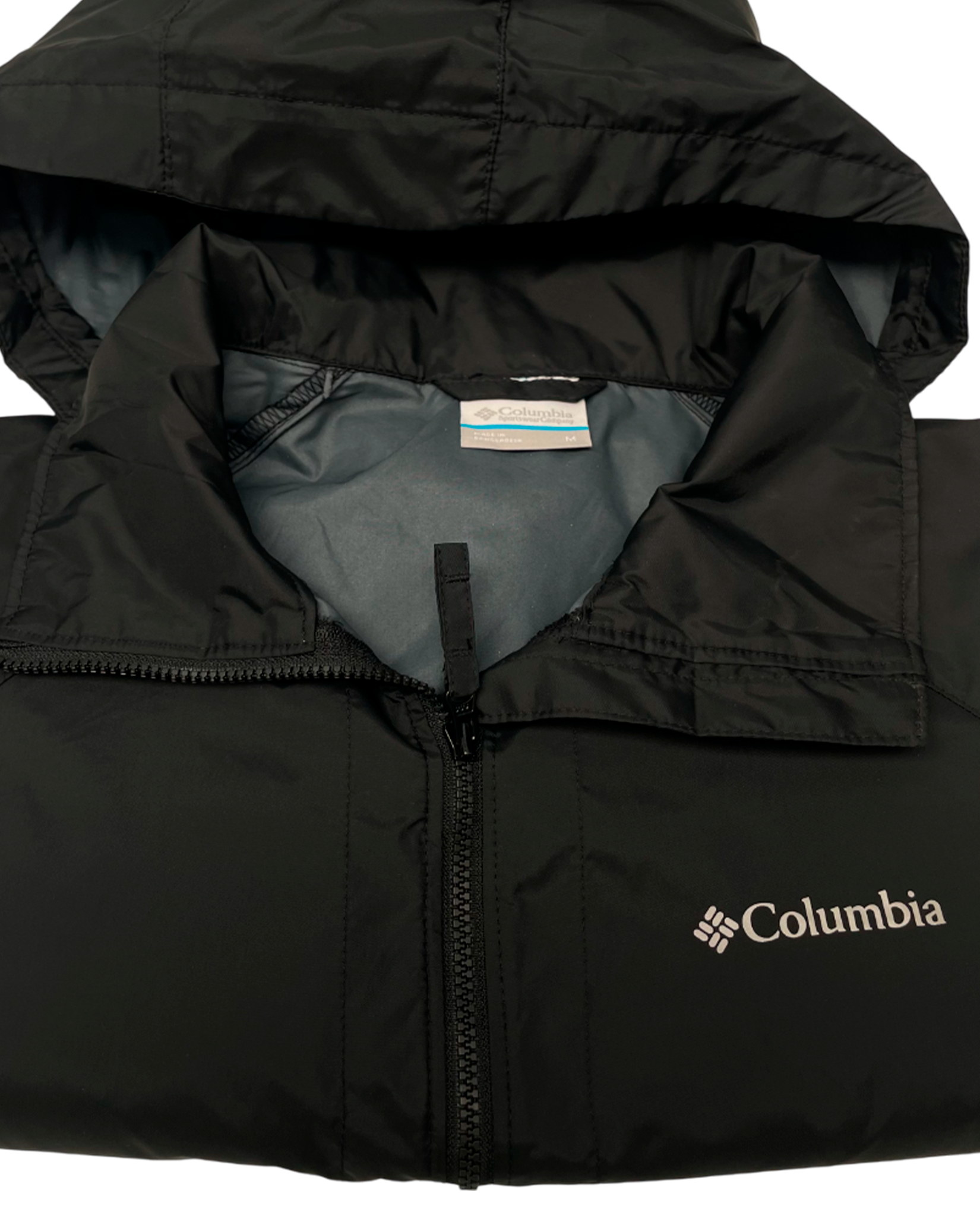Casaca Impermeable Columbia Dama Negro