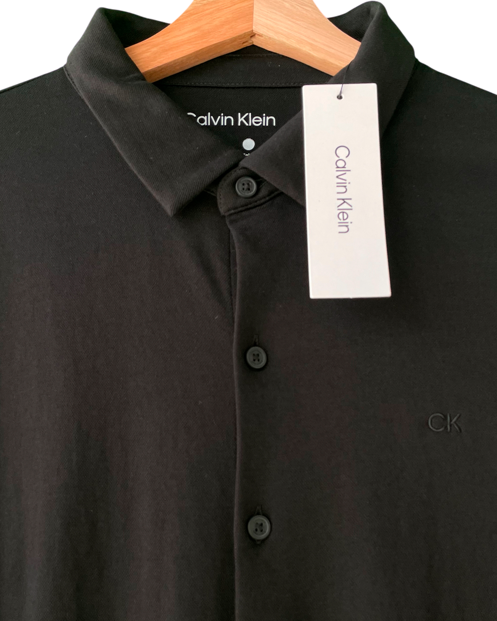 Camisa Manga Larga Calvin Klein Negro