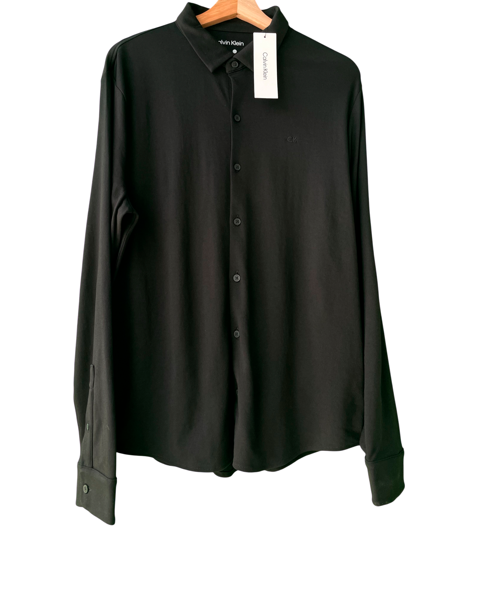 Camisa Manga Larga Calvin Klein Negro