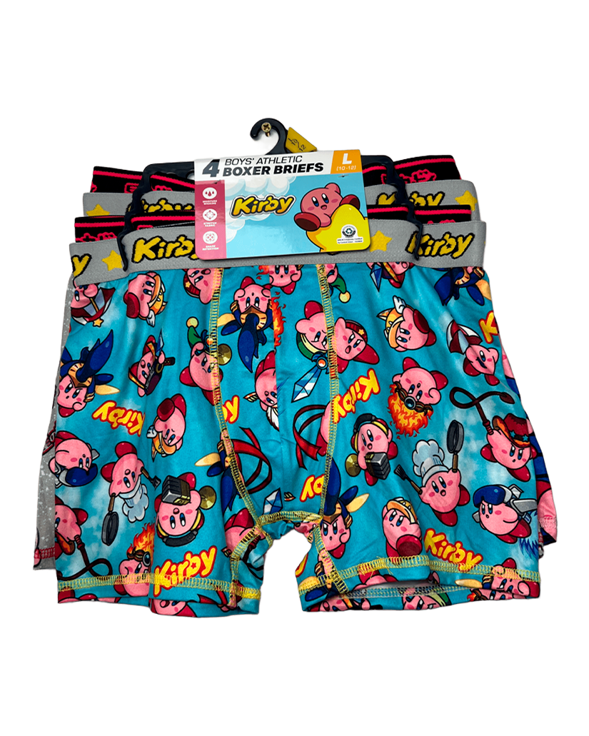 Pack de Boxer Kirby X4 niño