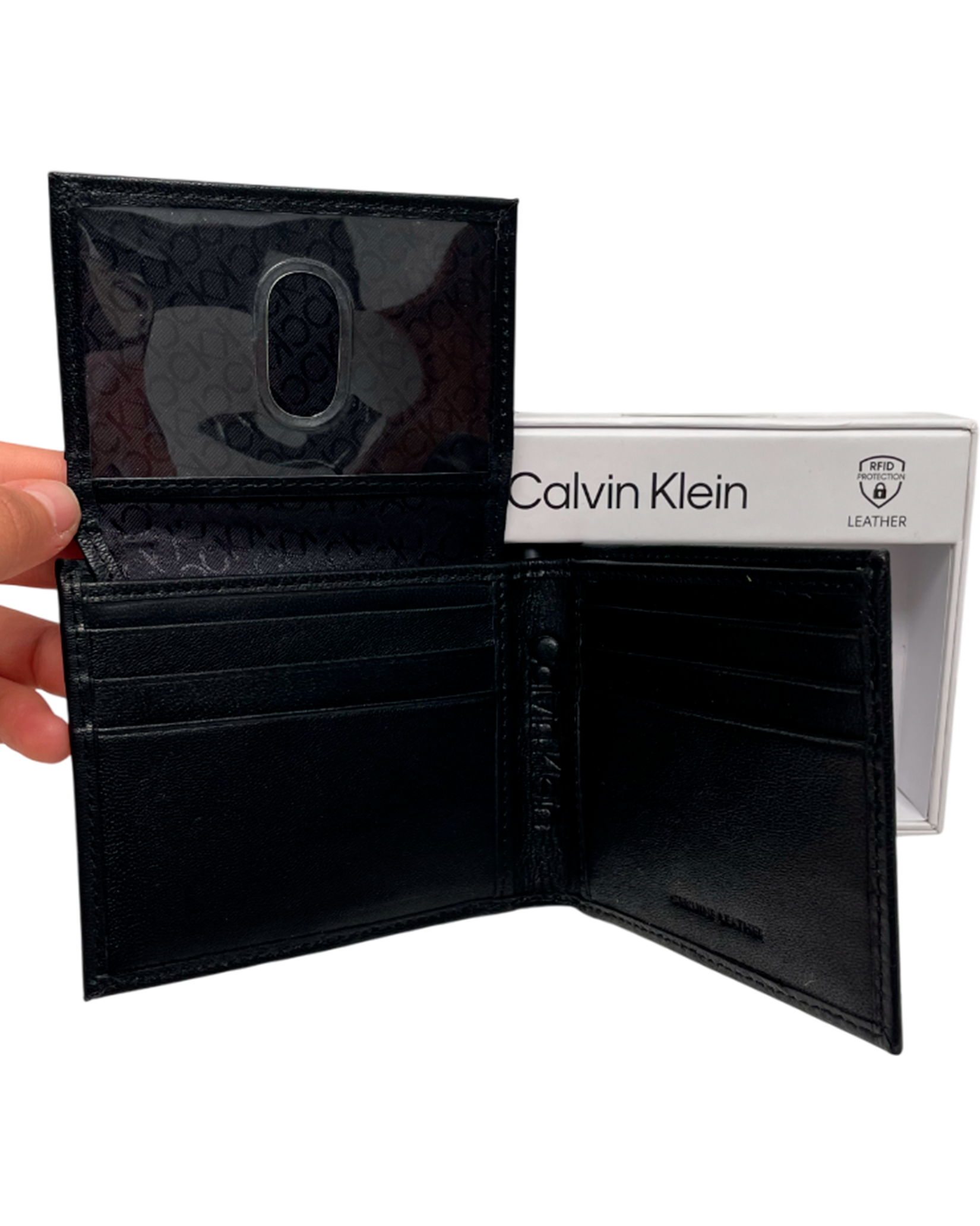 Billetera 100% Cuero Calvin Klein