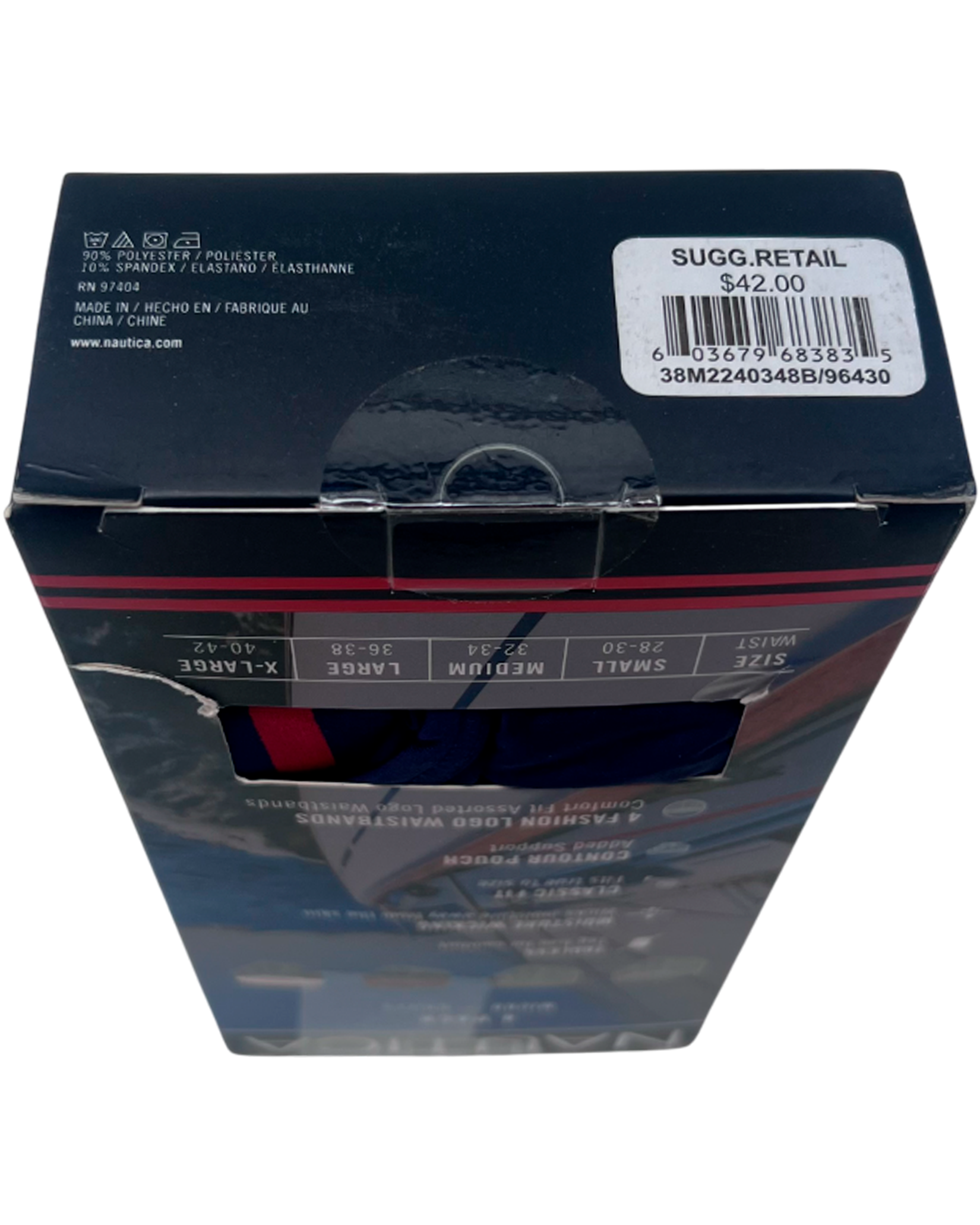 Pack Calzoncillo Nautica x4.