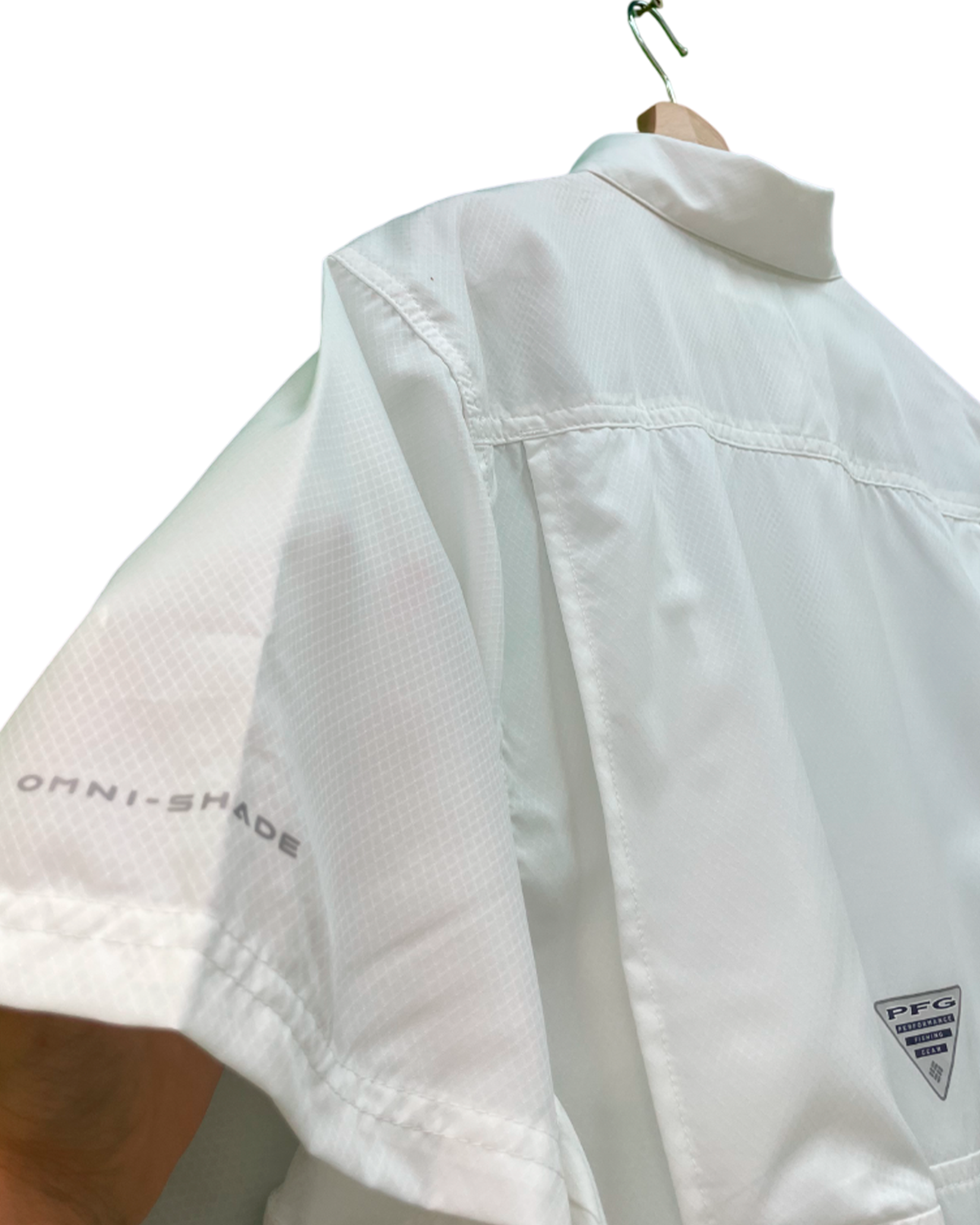 Camisa Columbia PFG Blanca