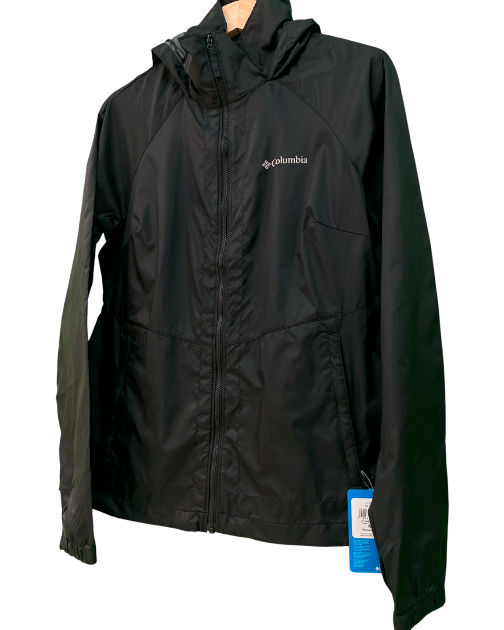 Casaca Impermeable Columbia Dama Negro