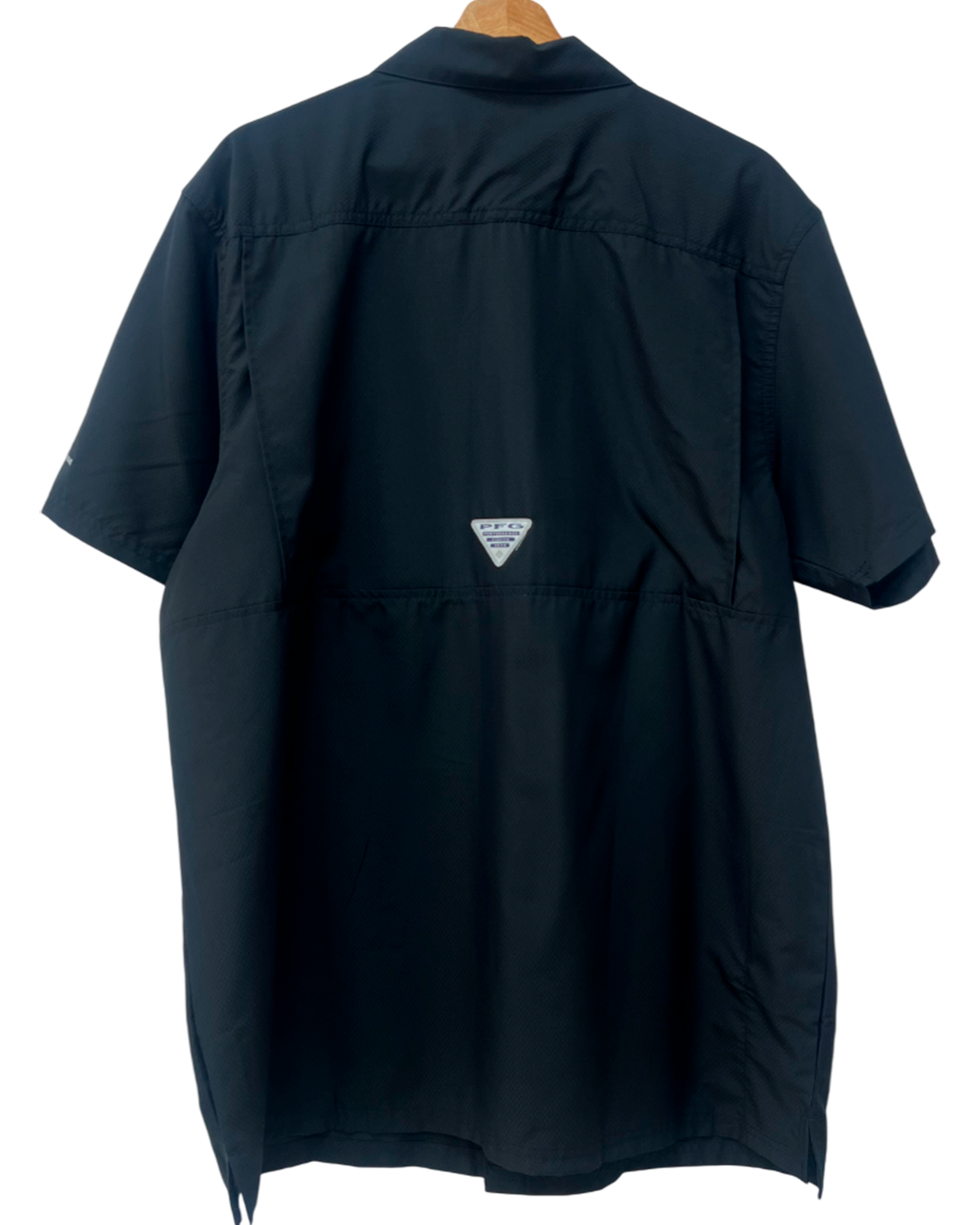Camisa Columbia PFG Negra Slack Tide