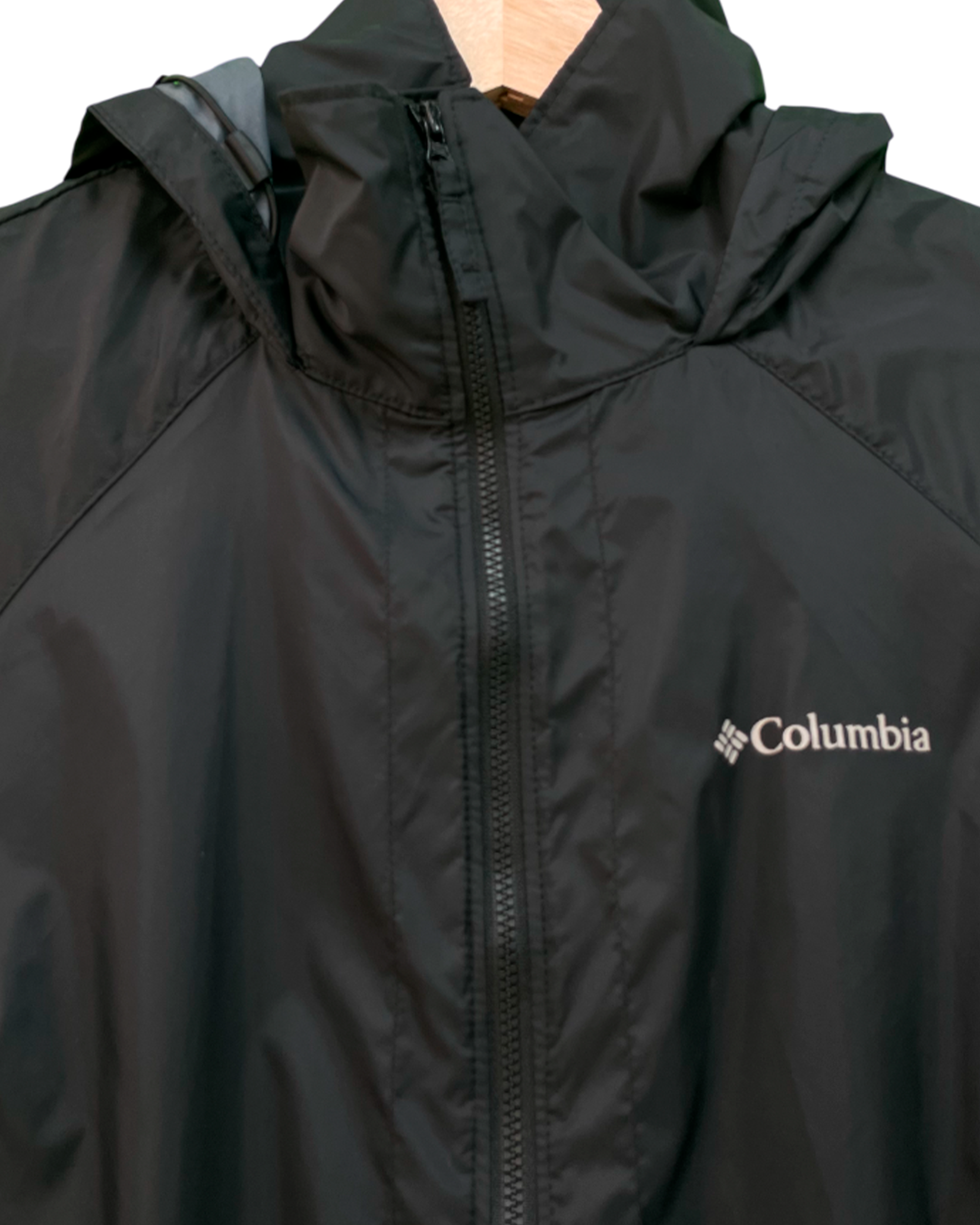 Casaca Impermeable Columbia Dama Negro