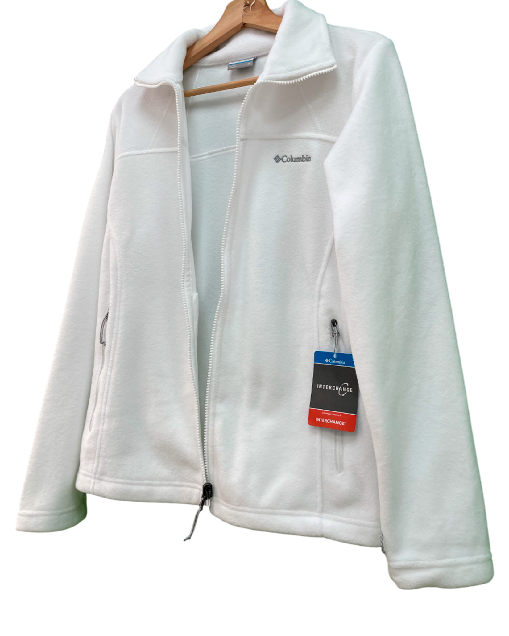 Casaca Polar Columbia Dama Blanco