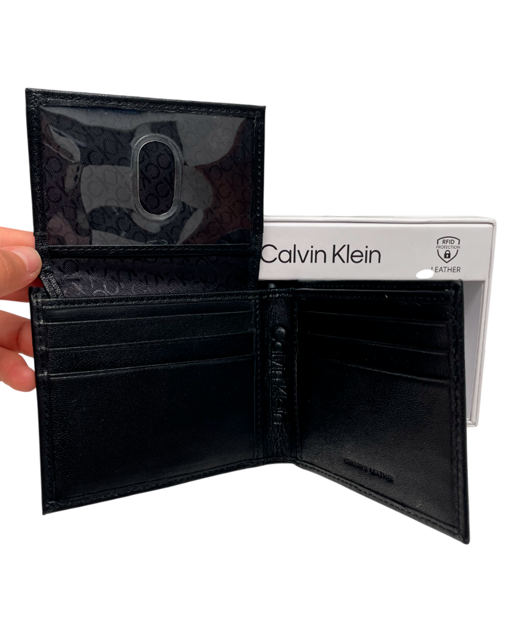 Billetera 100% Cuero Calvin Klein