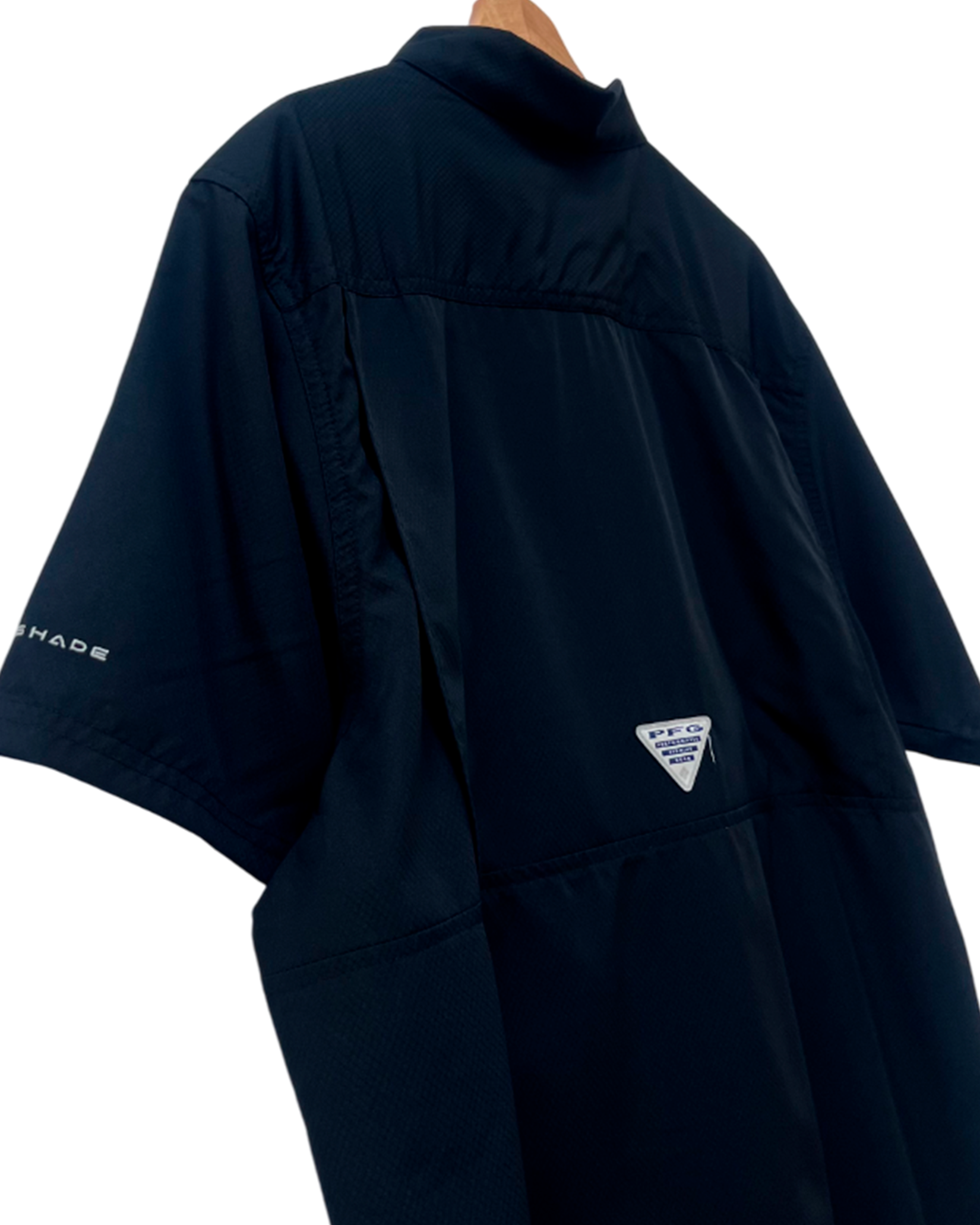 Camisa Columbia PFG Negra Slack Tide