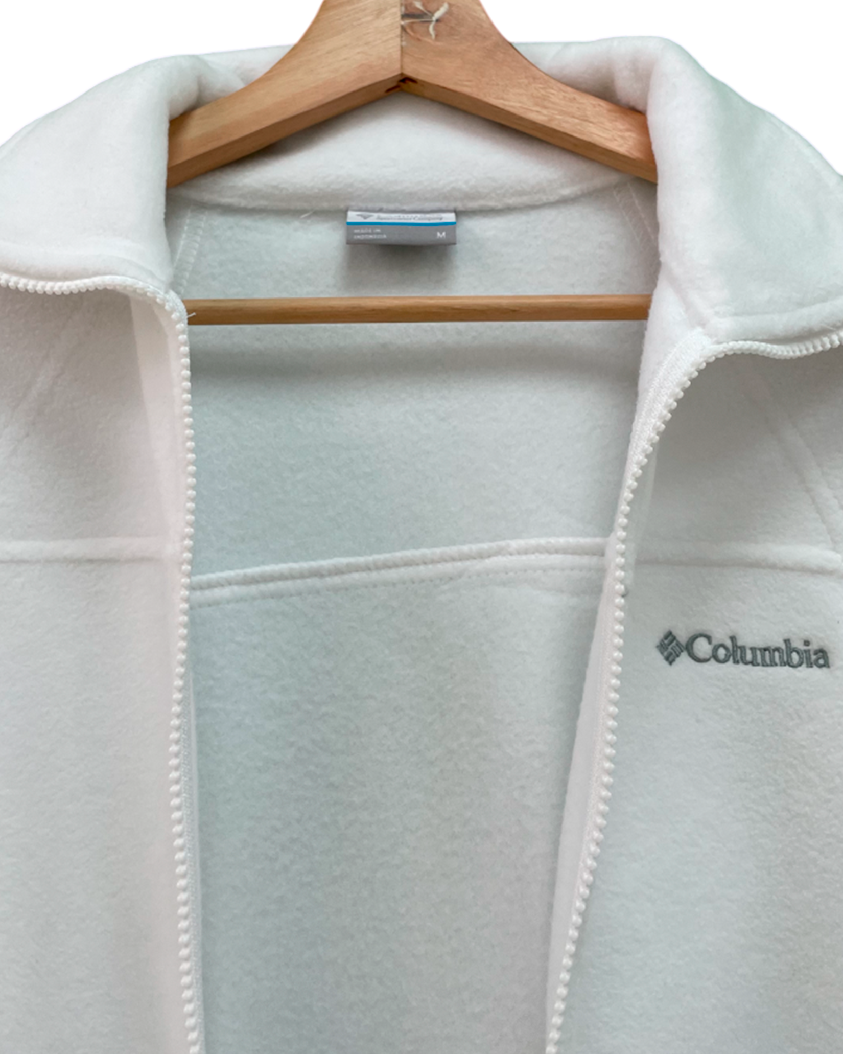 Casaca Polar Columbia Dama Blanco