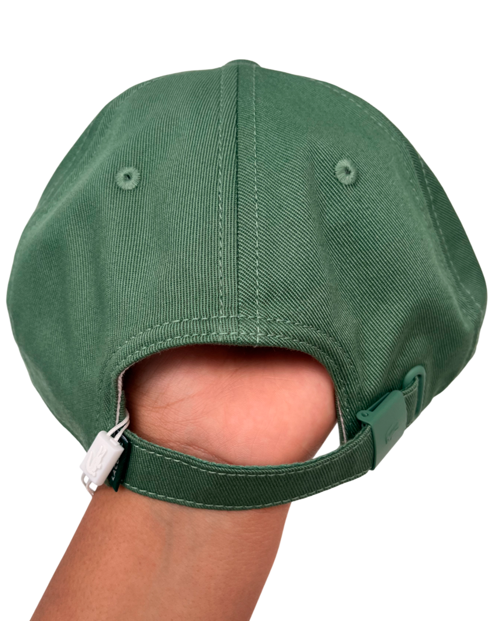 Lacoste Gorra de cocodrilo grande sólida para hombre