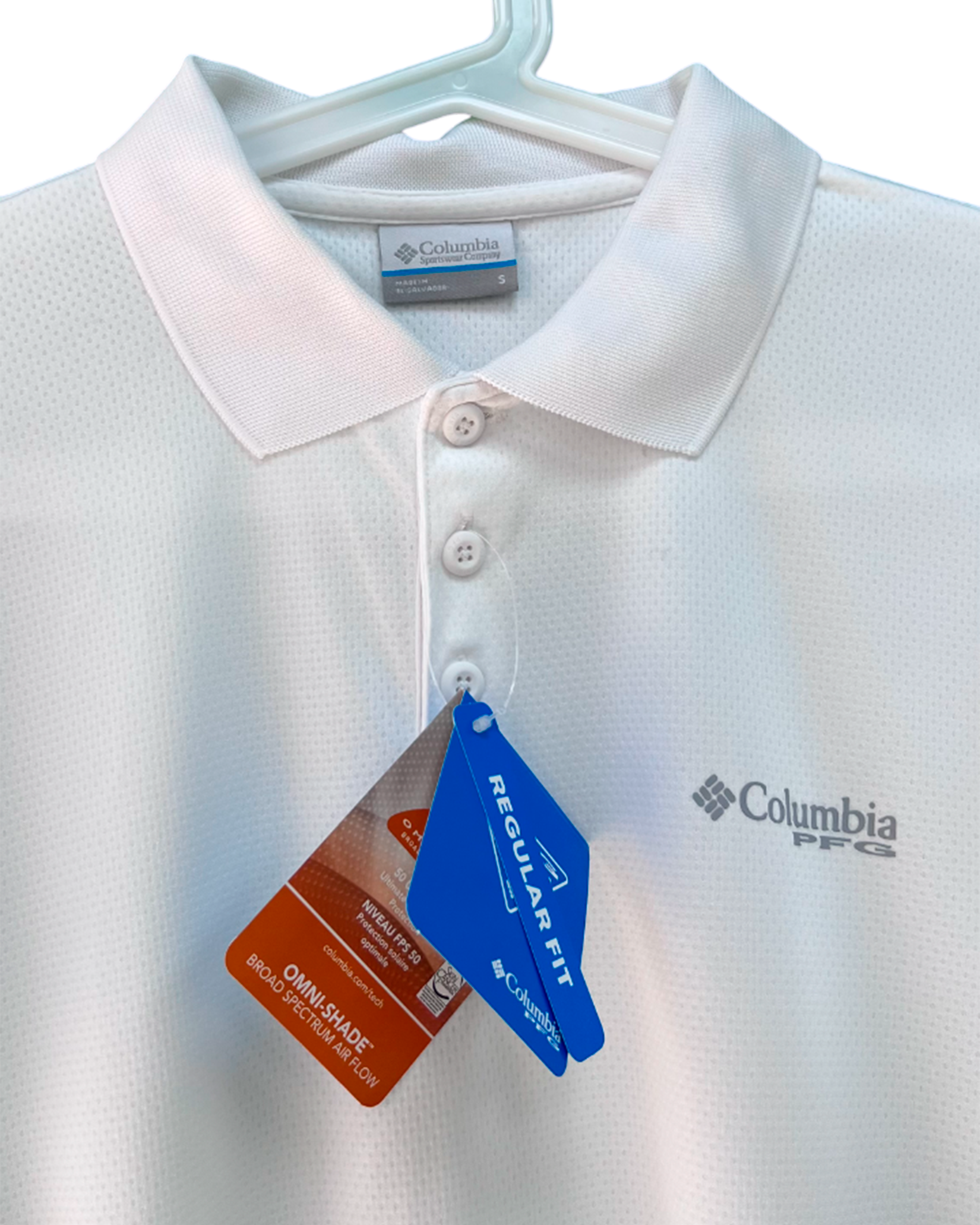 Camisero Columbia PFG Blanco
