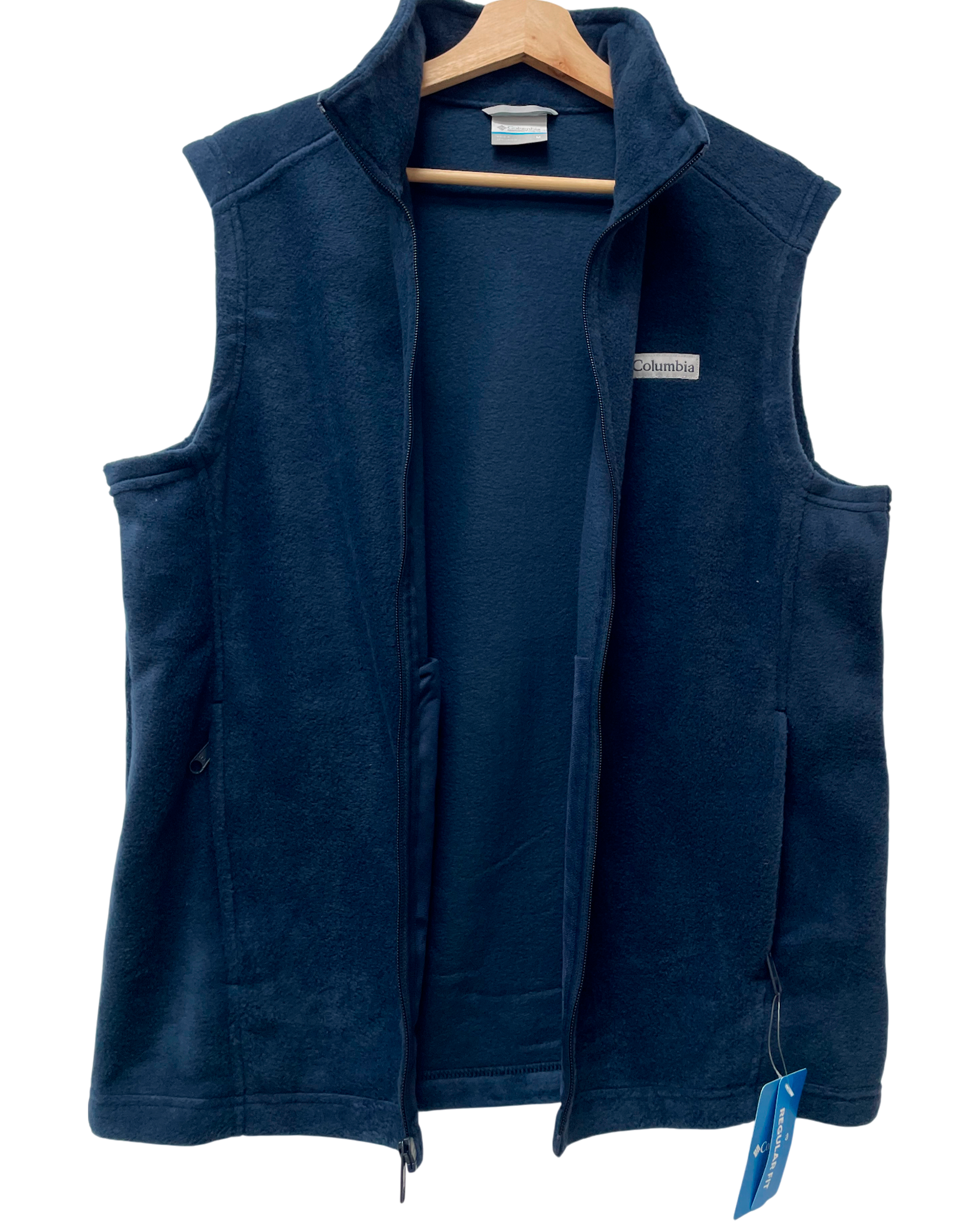 Chaleco Polar Columbia Azul