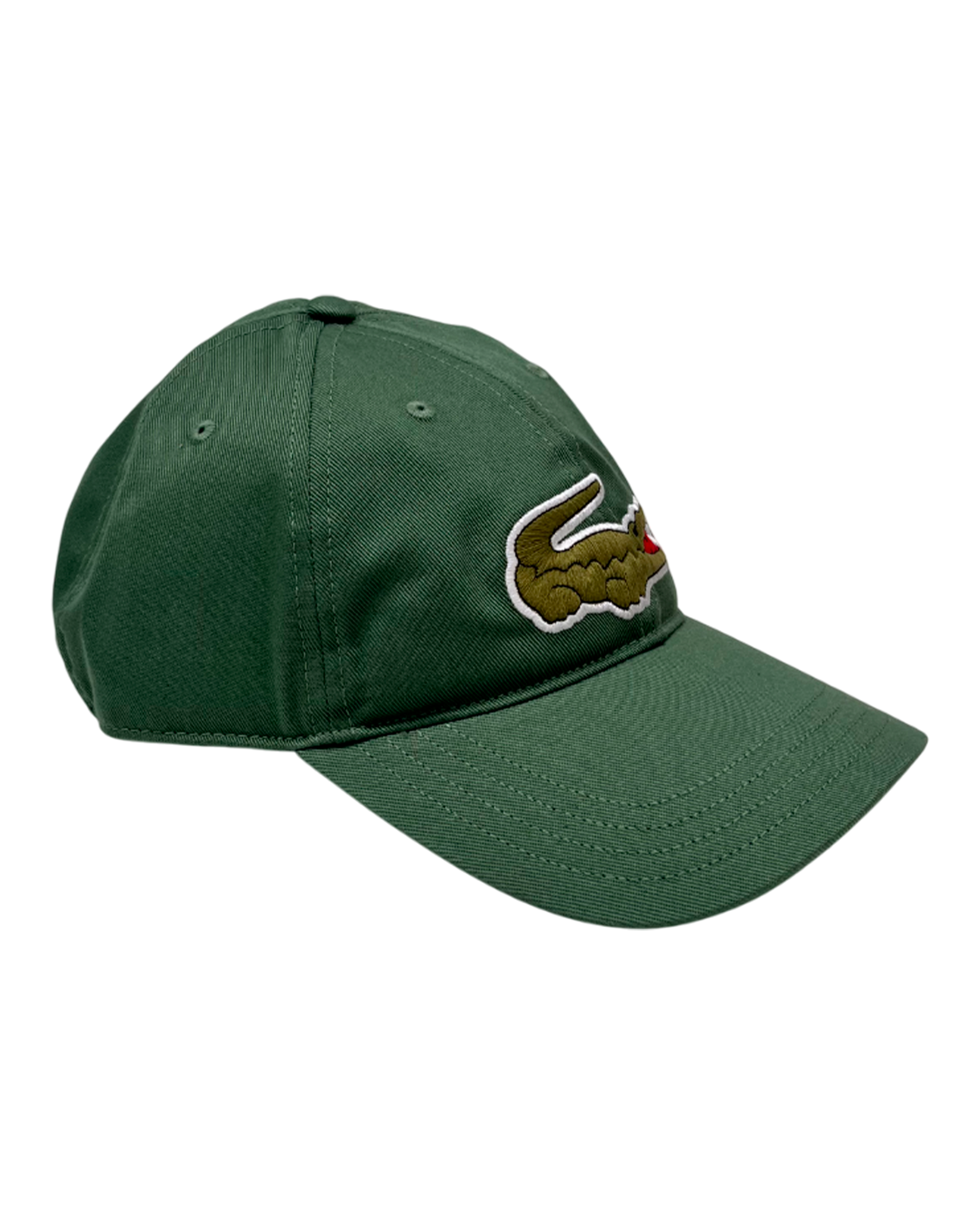 Lacoste Gorra de cocodrilo grande sólida para hombre