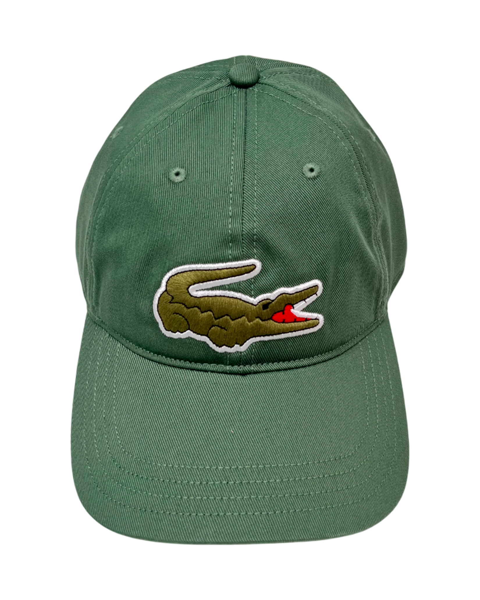 Lacoste Gorra de cocodrilo grande sólida para hombre