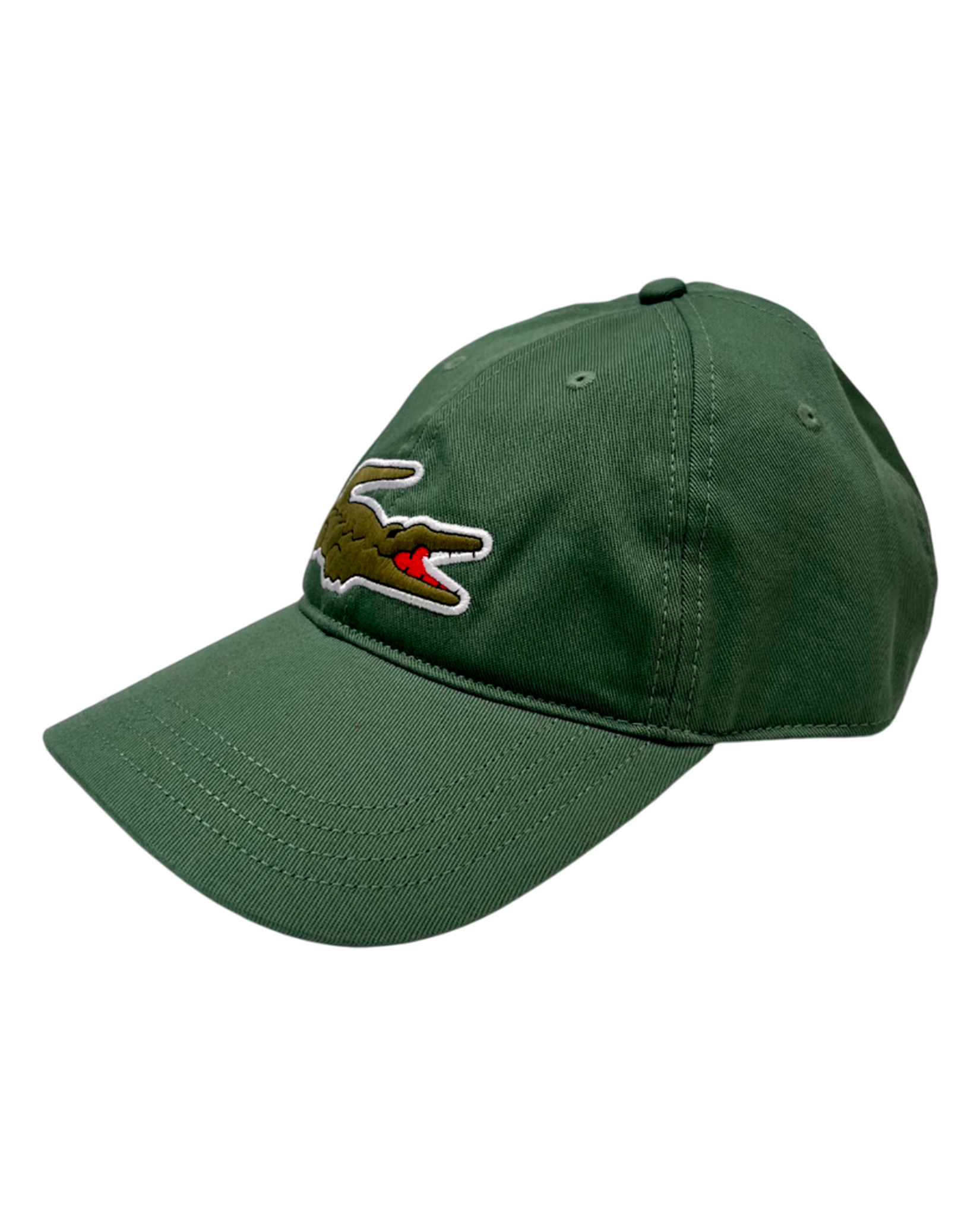 Lacoste Gorra de cocodrilo grande sólida para hombre