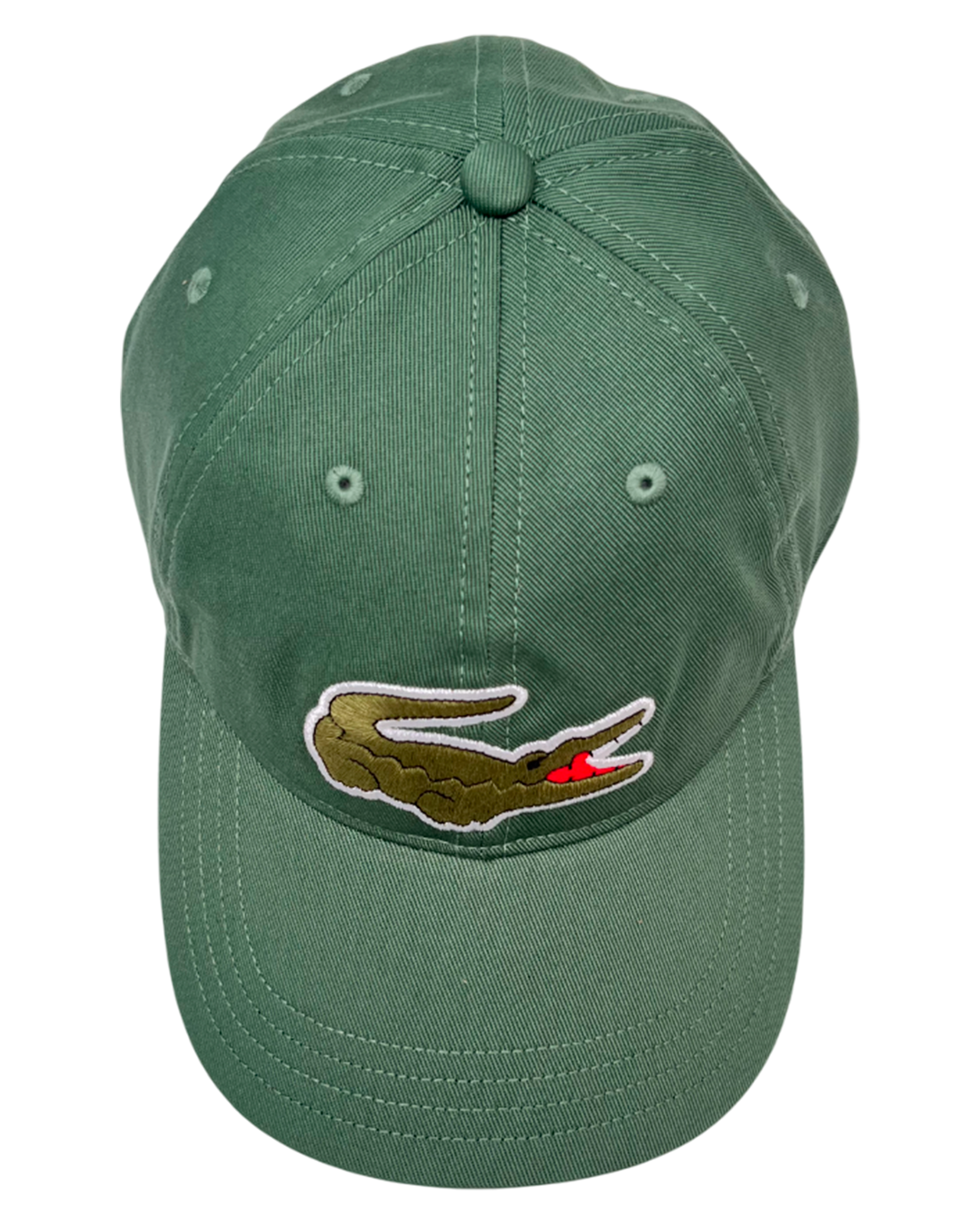 Lacoste Gorra de cocodrilo grande sólida para hombre
