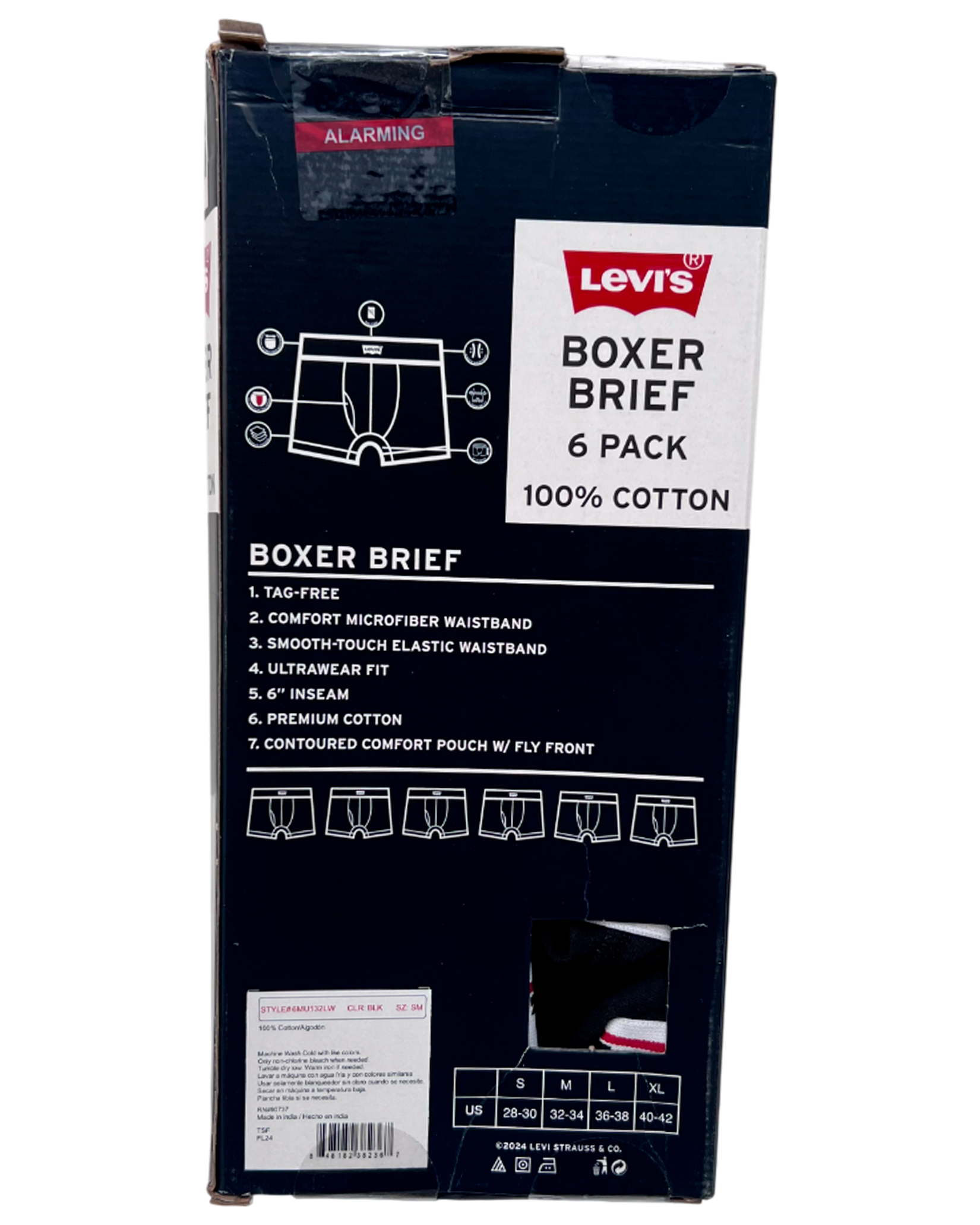 Pack x 6 Boxer Levis