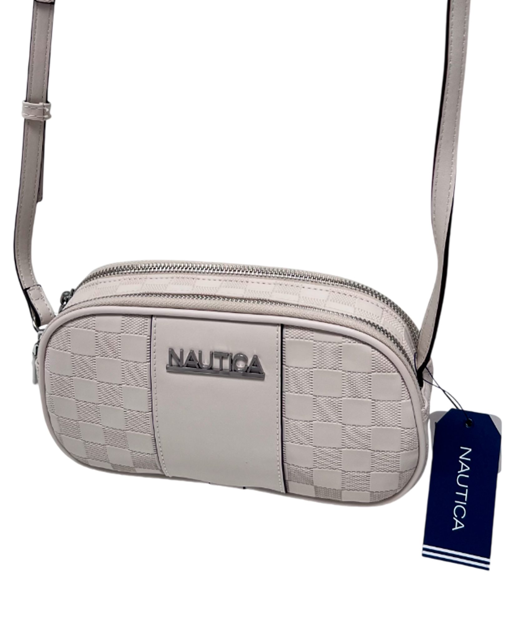 Cartera Crossbody Náutica Crema