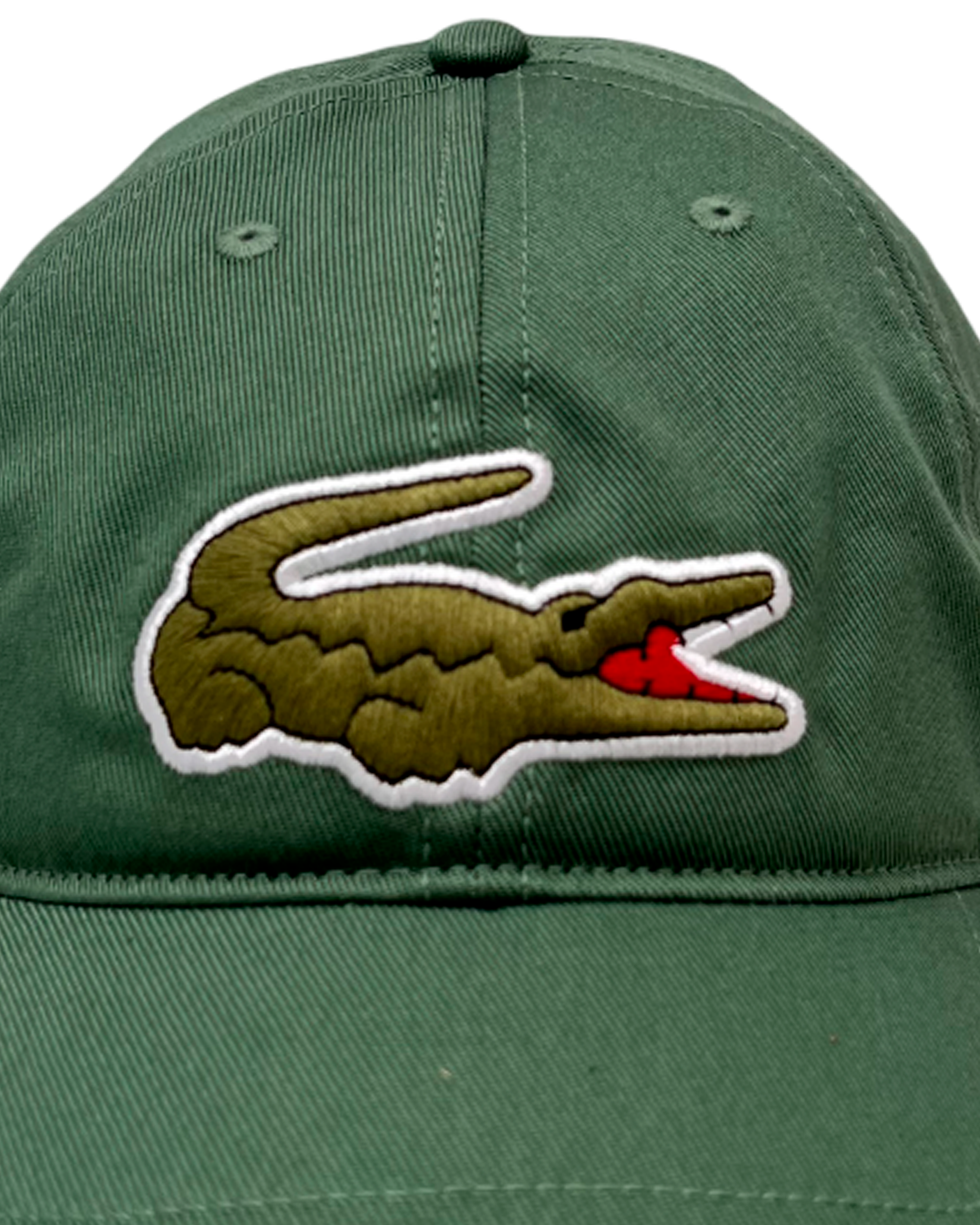 Lacoste Gorra de cocodrilo grande sólida para hombre