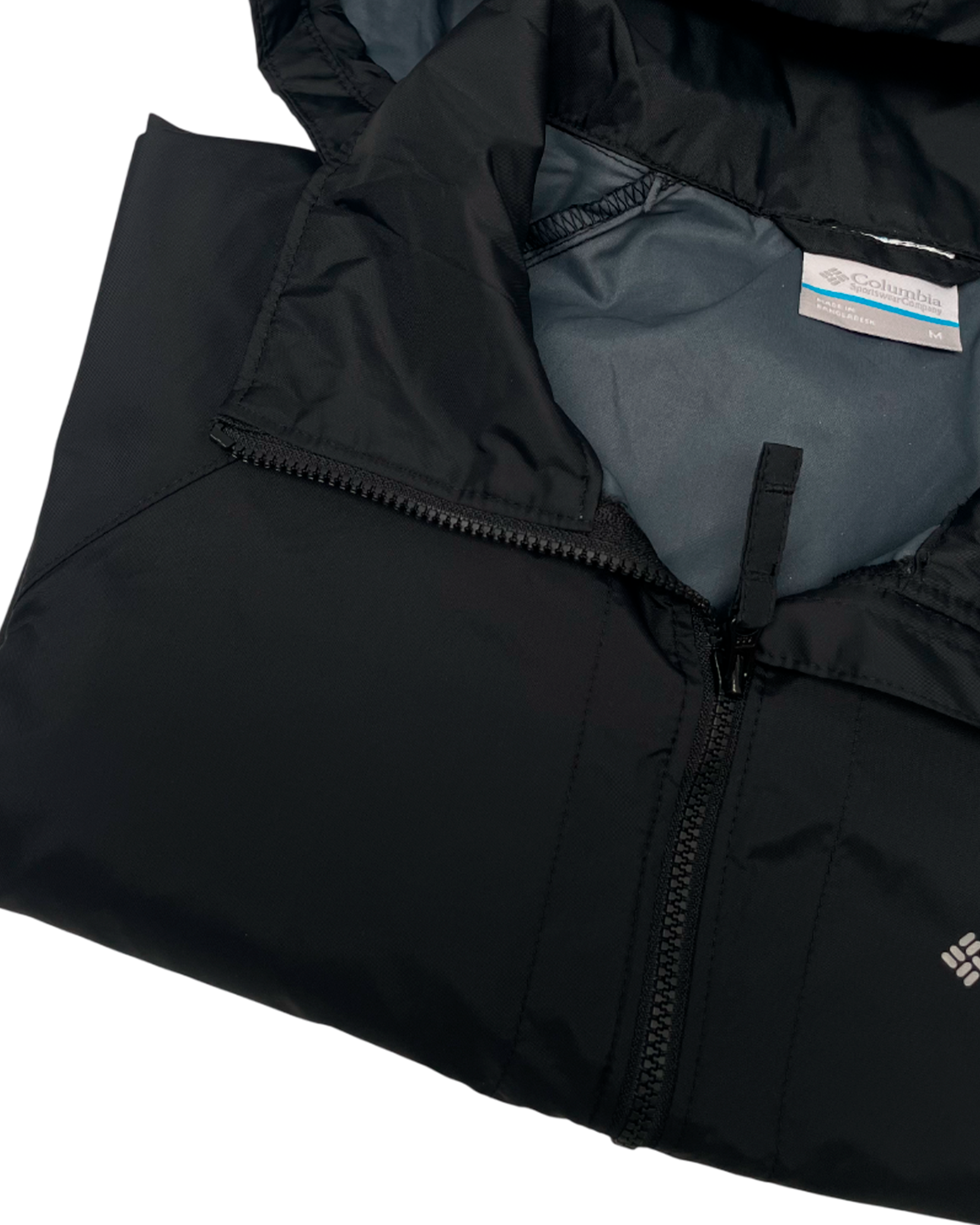 Casaca Impermeable Columbia Dama Negro