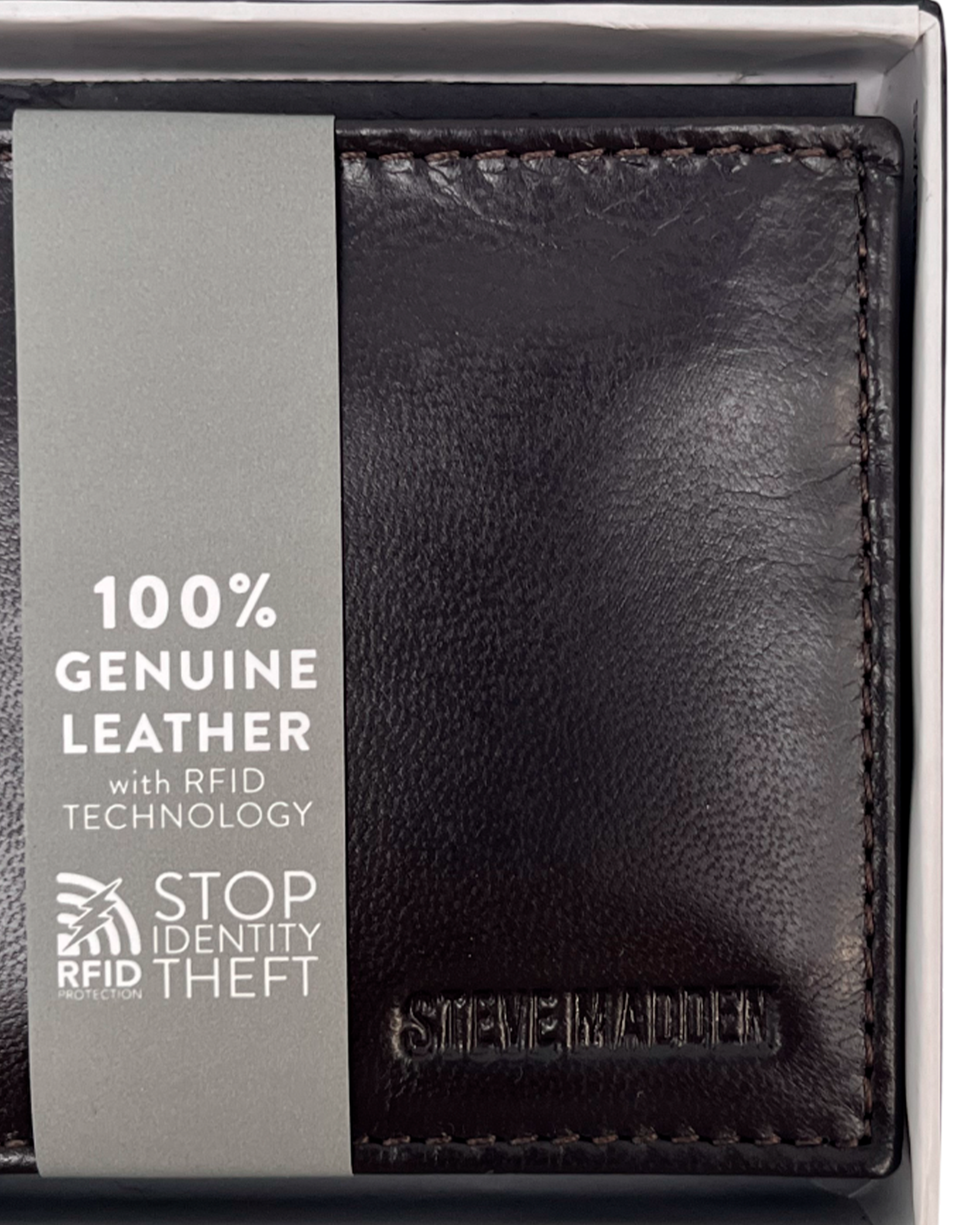 Billetera Steve Madden Marrón 100% Cuero
