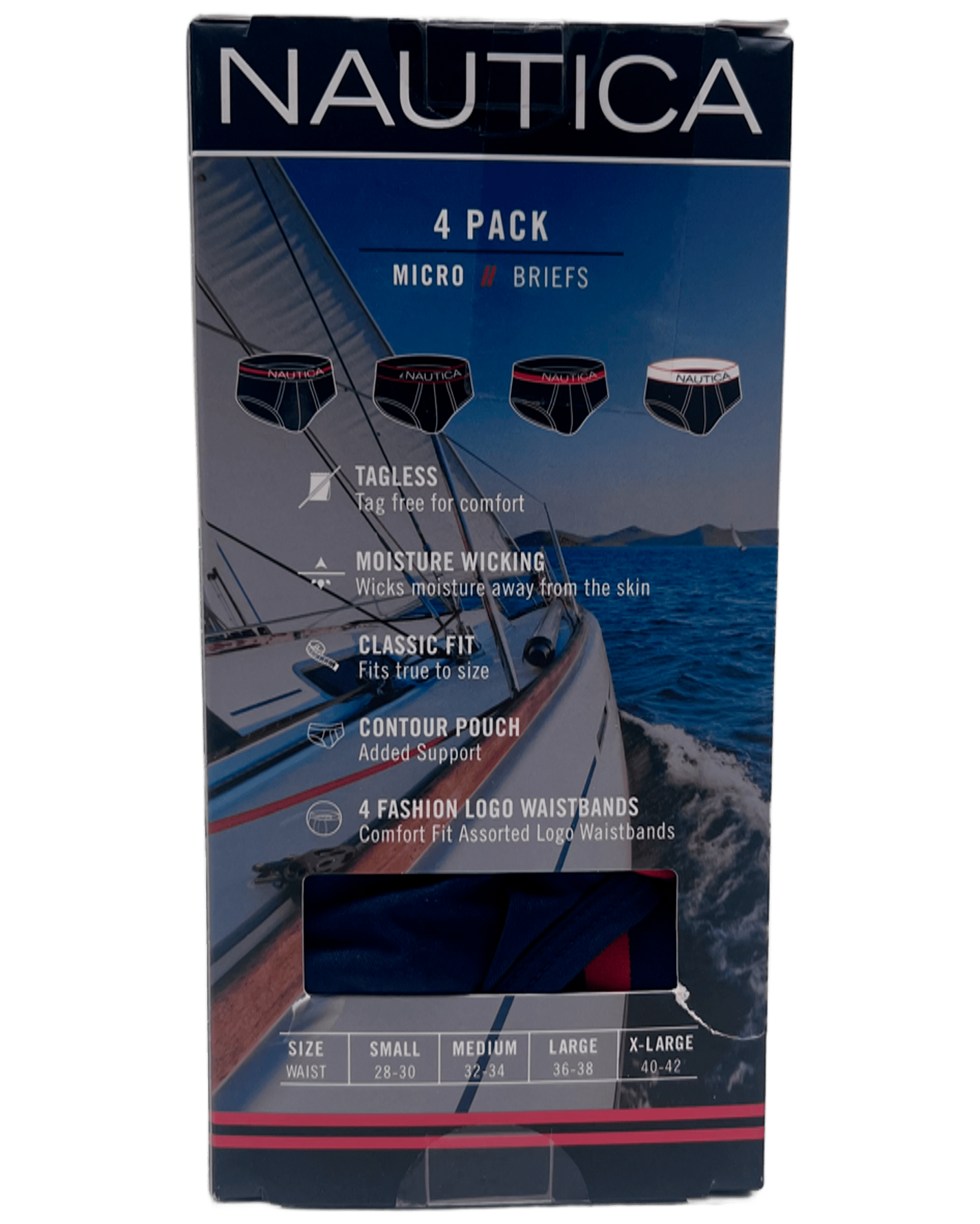 Pack Calzoncillo Nautica x4.