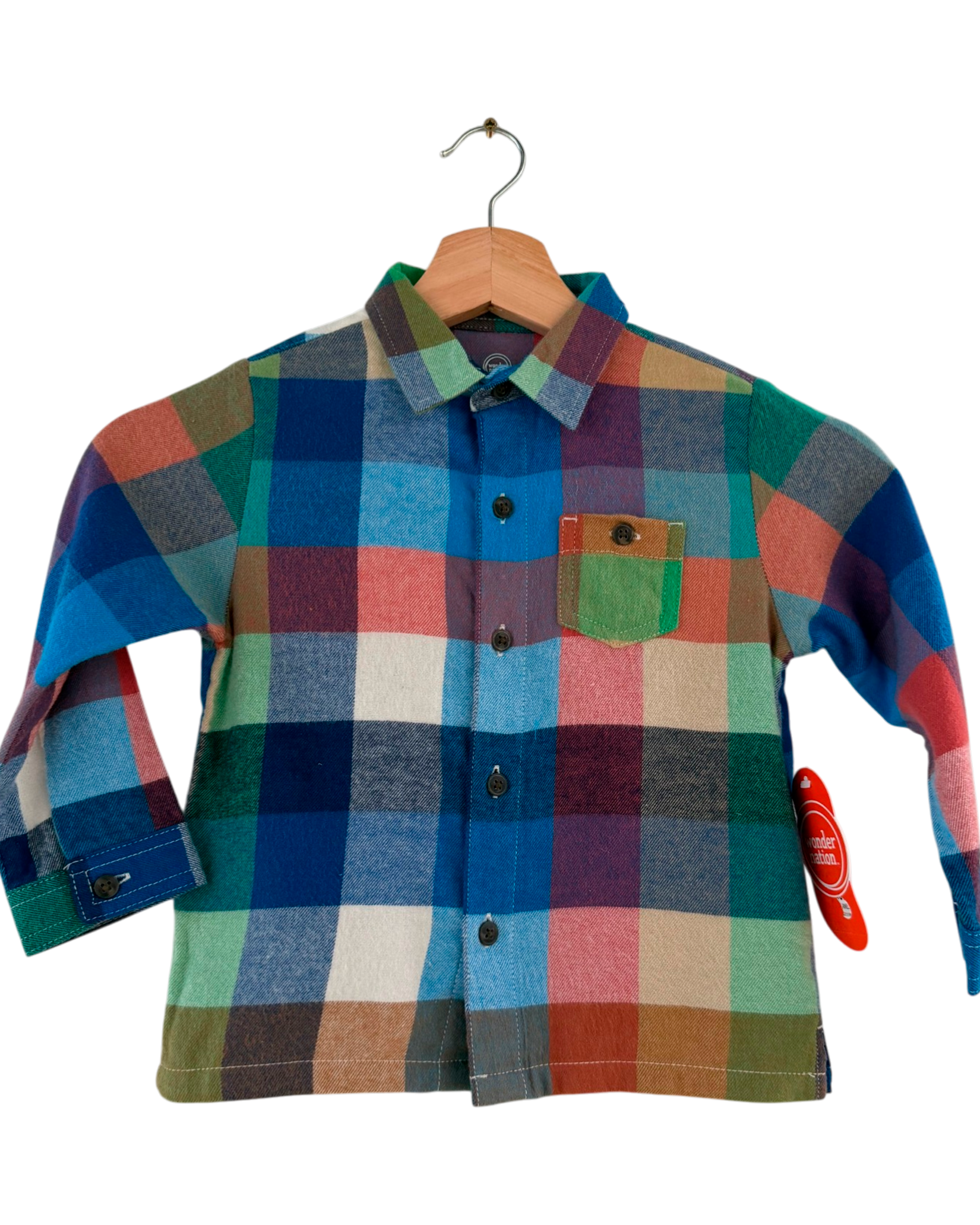 Camisa Manga Larga Wonder Nation Niño
